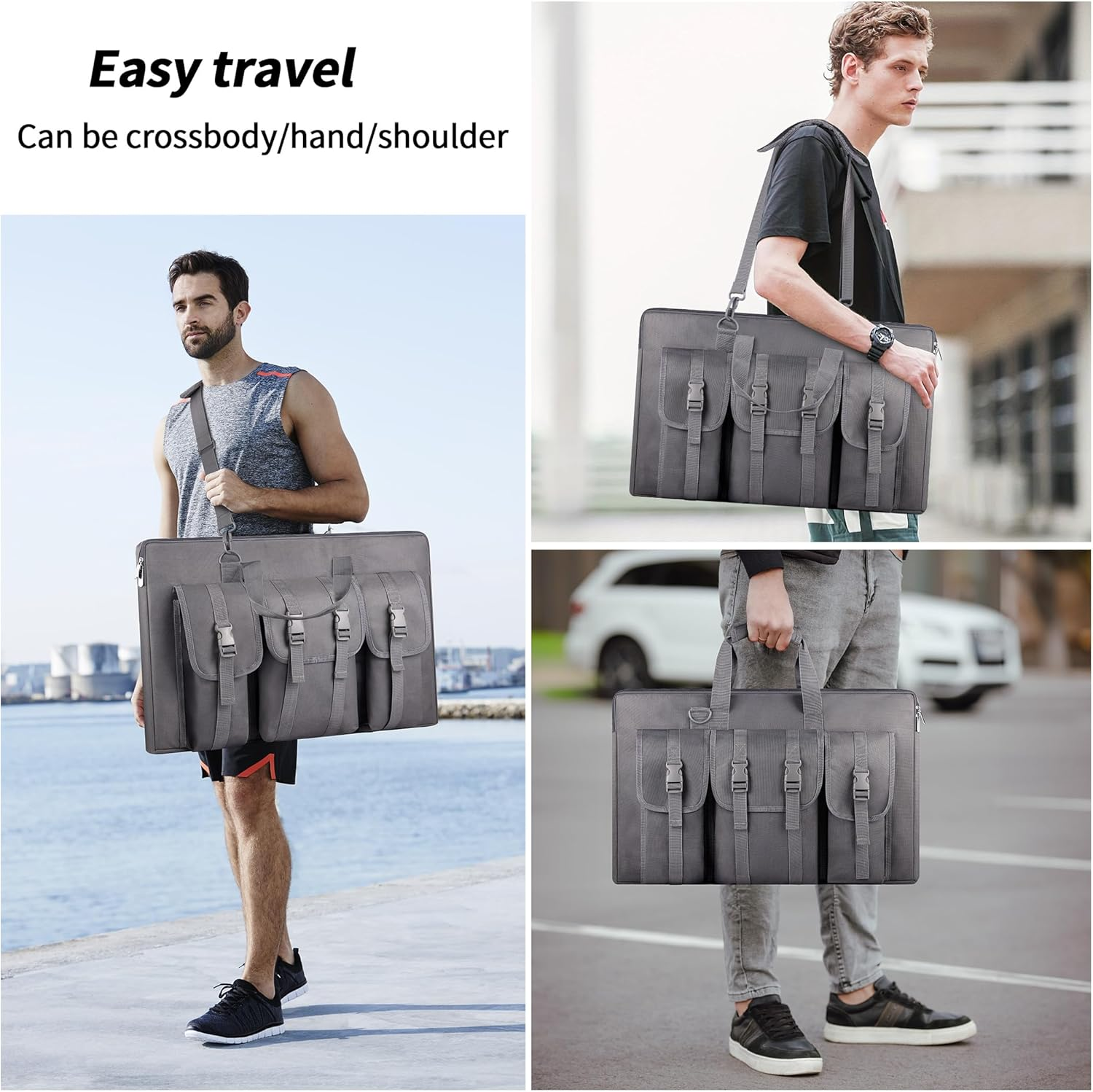 LUCMO Starlink Gen 3/ V3 Case Organizer Bag, Carrying Standard Case for Travel, Starlink Accessories for Outdoor Camping and RV Trips image number 5