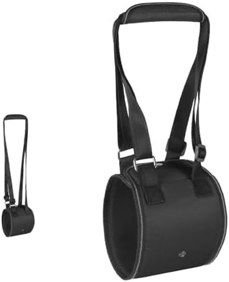 Dog Lift Support Harness with Handle for Older or Injured Canines - Adjustable Strap for Weak Hind Legs, Mobility Aid, Back Sling (Black, L) image number 3