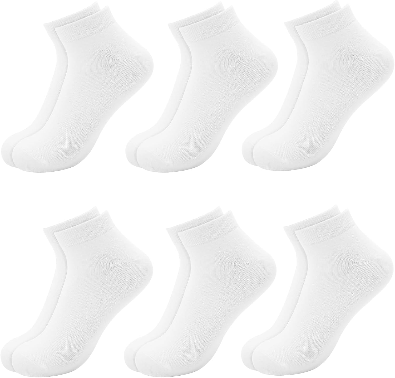 Compression Running Socks Cushioned Athletic Crew Socks for Men and Women image number 2