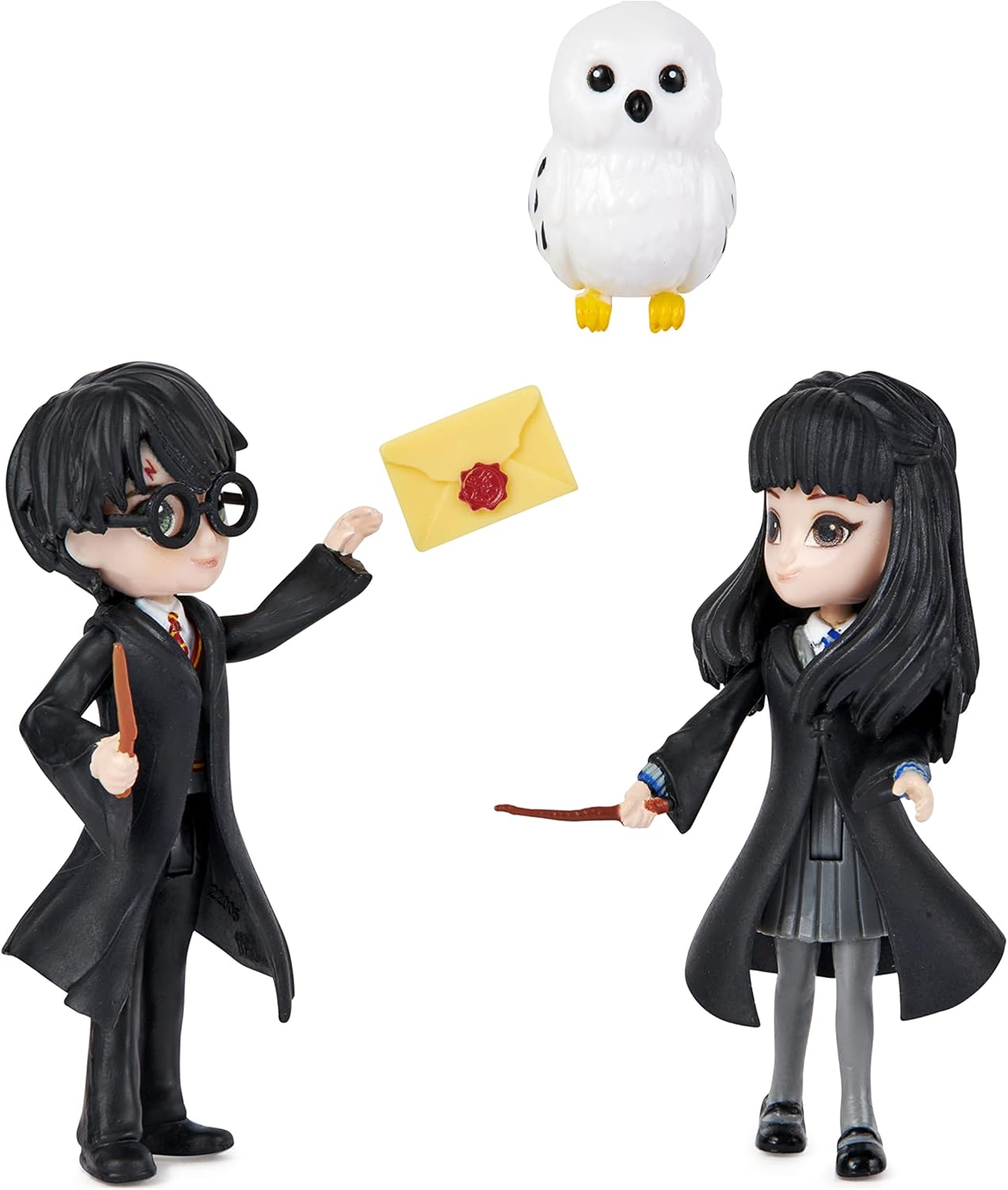 Wizarding World, Magical Minis Harry Potter and Cho Chang Friendship Set with Collectible Toy Figures and Creature, Kids&rsquo; Toys for Ages 5 and Up