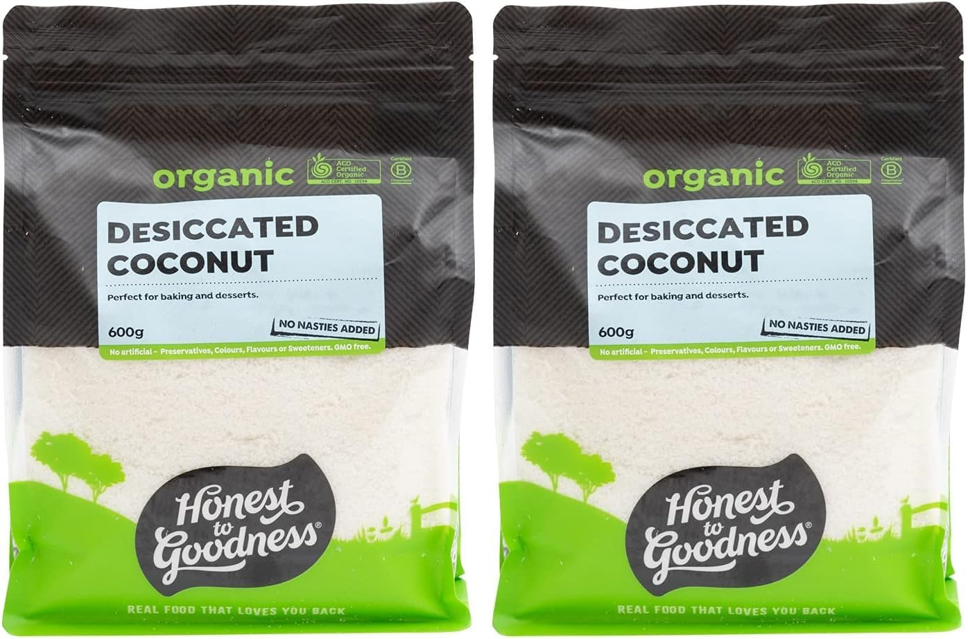 Honest to Goodness, Organic Coconut Desiccated Fine, 175 Grams - Dried and Grated to Preserve Its Distinctive Natural Coconut Flavor & Aroma. Enjoyed Raw or Lightly Toasted. image number 4