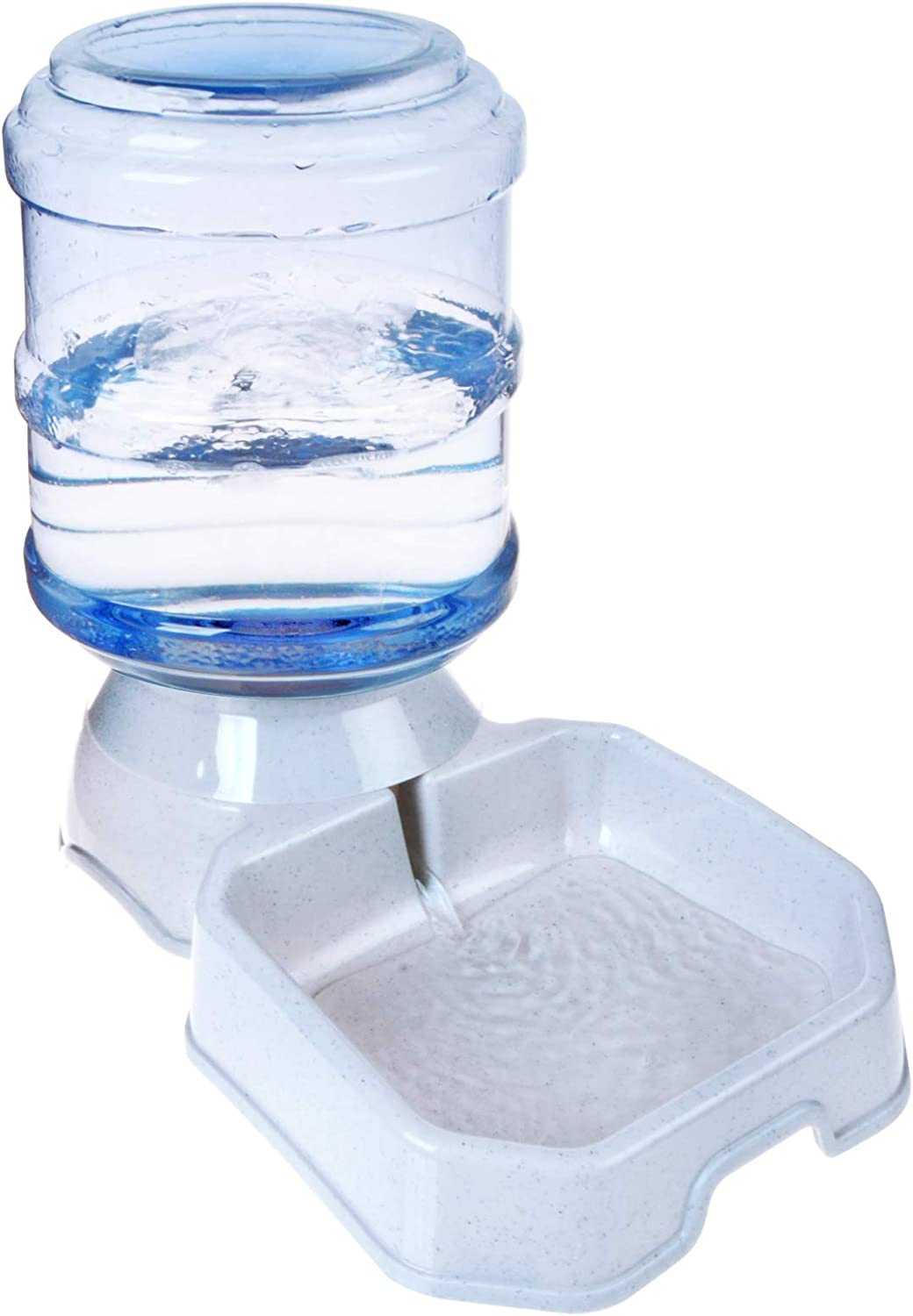 Pet Water Dispenser Station - 1 Gal Replenish Pet Waterer for Dog Cat Animal Automatic Gravity Water Drinking Fountain Bottle Bowl Dish Stand image number 3