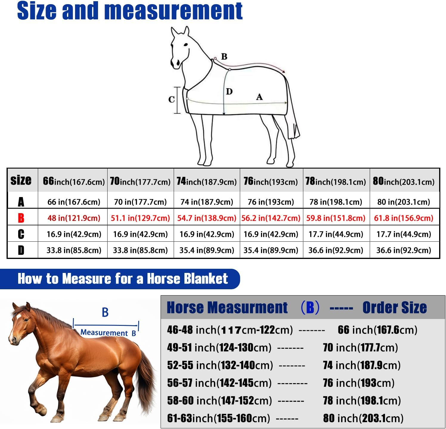 Waterproof Horse Blanket|Waterproof and Breathable Horse Care Blankets|Horse Blankets for Real Horses|Stands up to the Elements, Keeping Your Horse Warm and Dry(66Inch-Green) image number 4