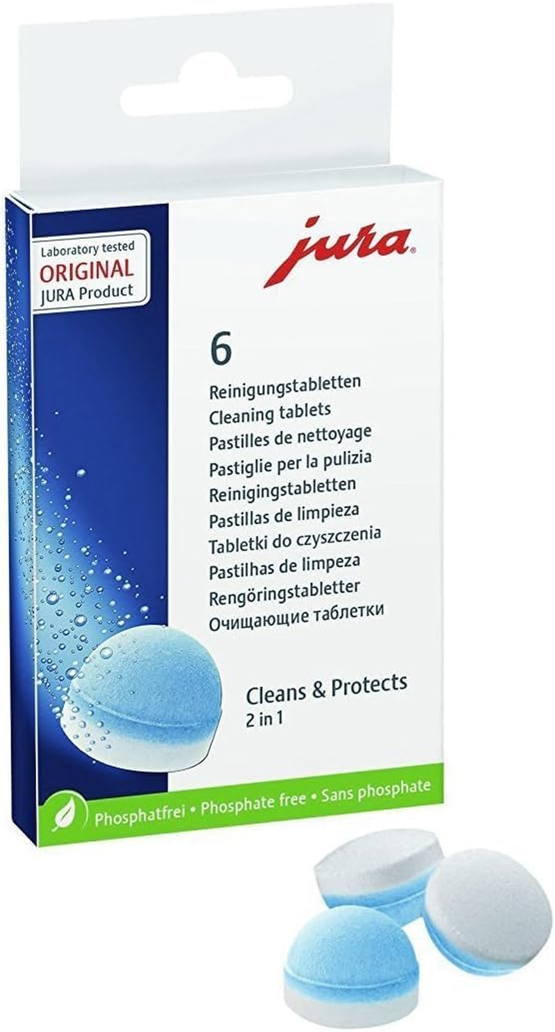 2-Phasecleaning Tablets for All Jura Automatic Coffee Centers，6-Count image number 1
