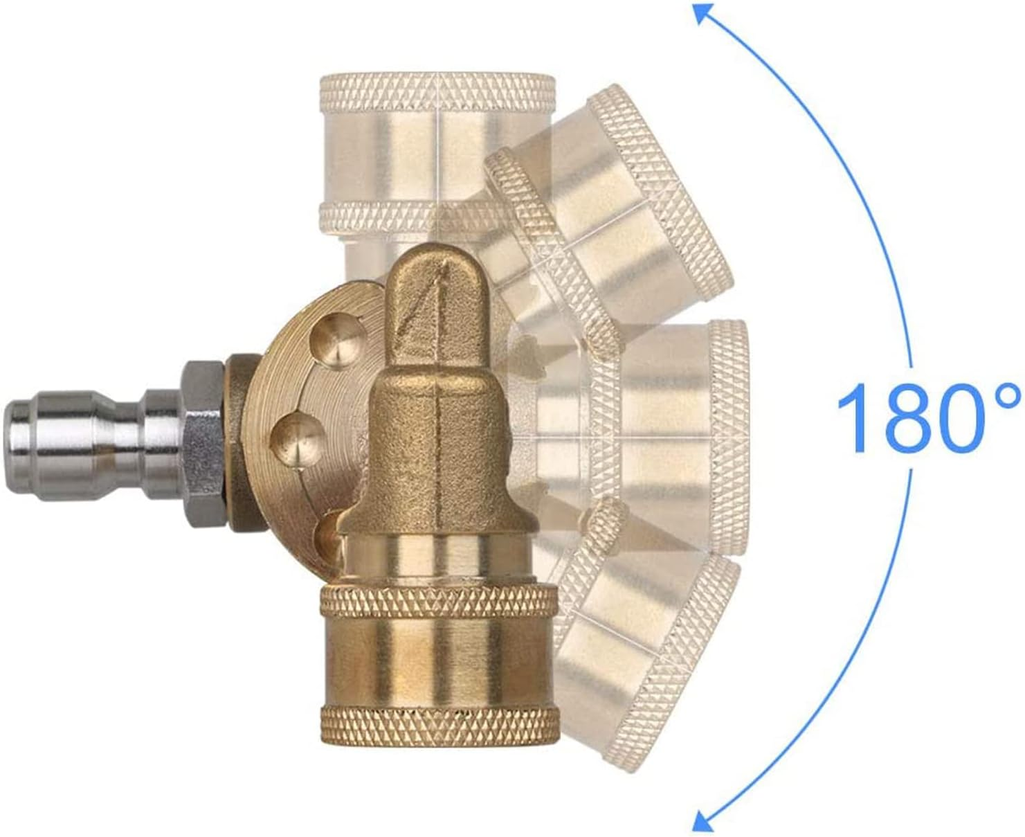 Tool Pressure Washer Accessories Kit 7 Power Washer Spray Nozzle Tips Quick Connecting Pivoting Coupler
