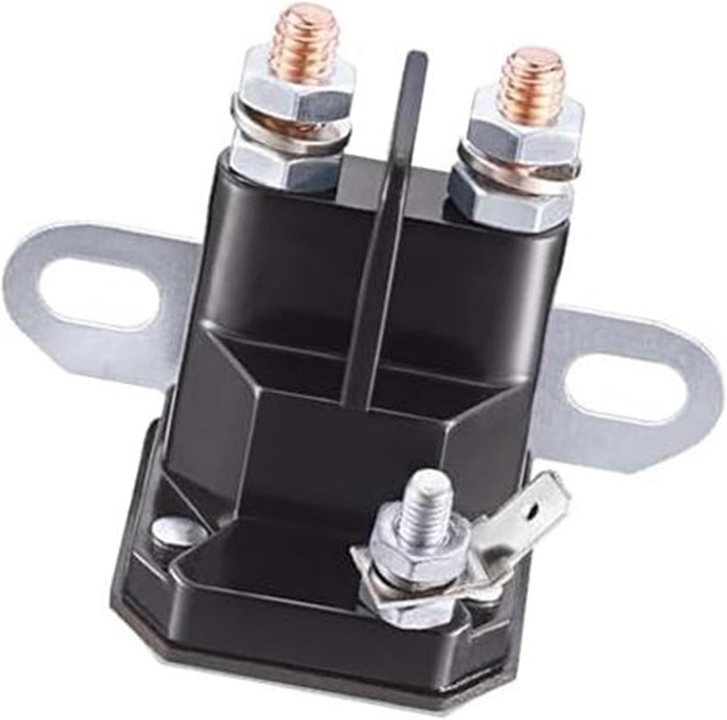 12 Volt Starter Solenoid 691656 790951 555375GS 812-1201-211-05 812-1201-211-06 Compatible Wtih, for And, Trombetta, for Troy-Bilt, for MTD, Lawn Mower Lawn Mower Starter Relay(Black 812-1201