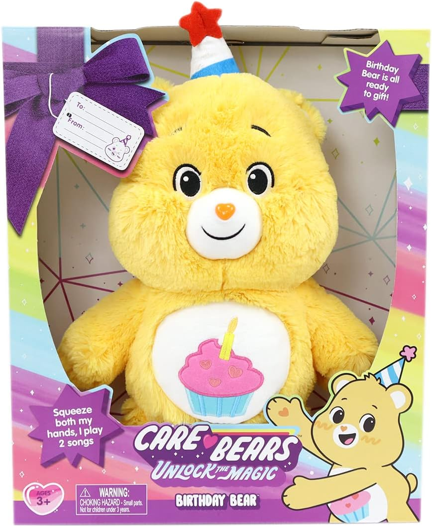 Care Bears Unlock the Magic Birthday Bear Plush image number 2