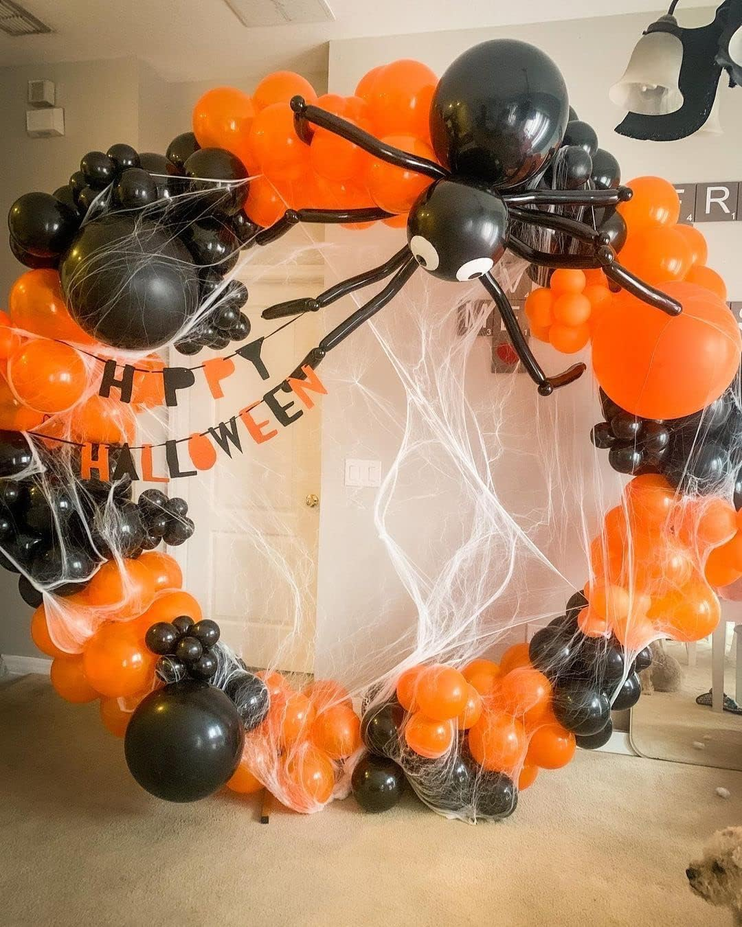 12 Inch Green Balloons Latex Party Balloons,Pack of 100 Complimentary :1 Pump and 33 Feet of Ribbon (Orange) image number 6