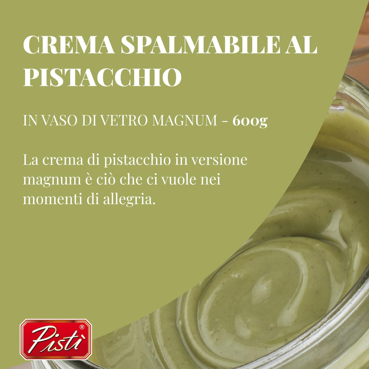 Pisti Spreadable Pistachio Cream 600G image number 2
