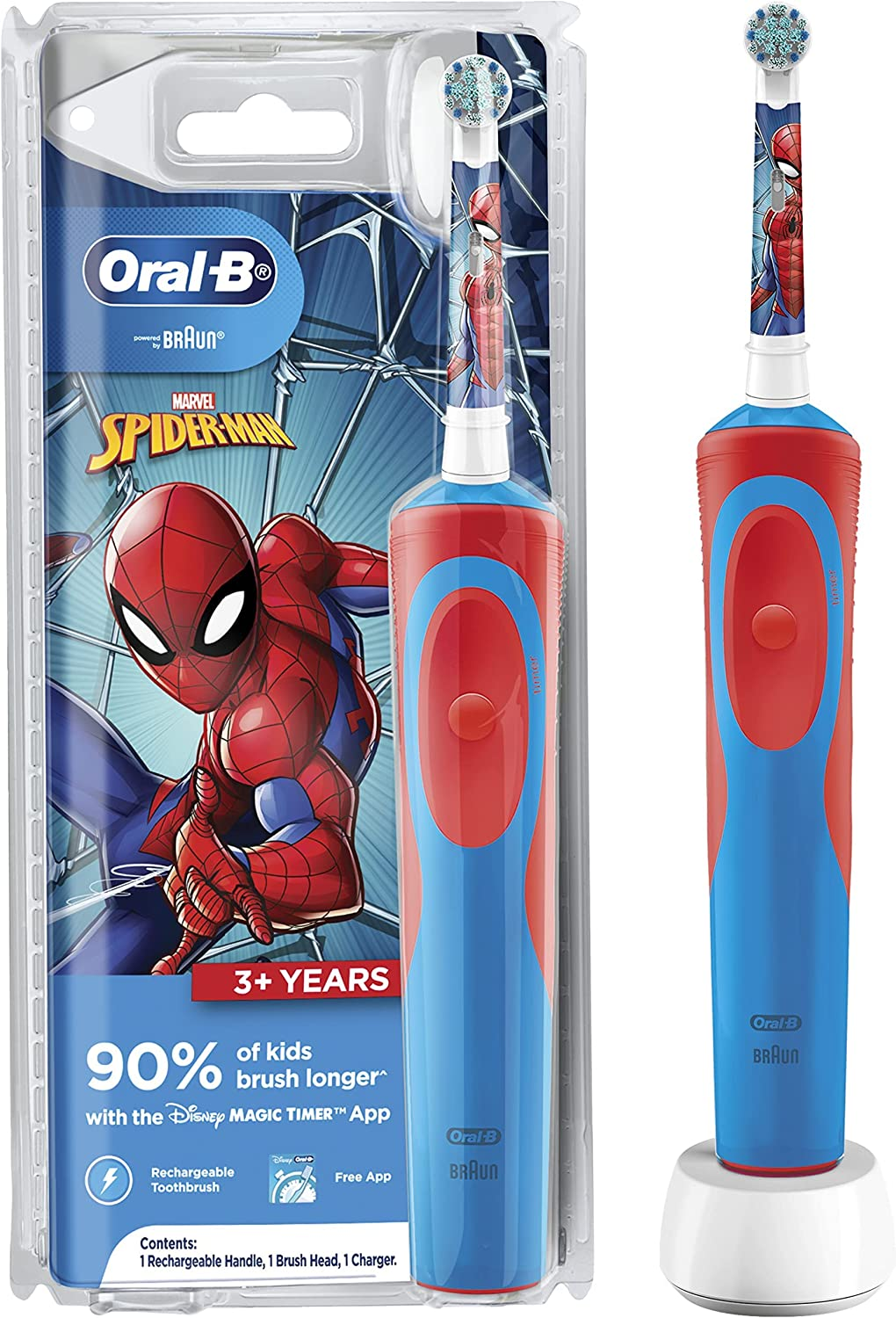 Oral-B Vitality Kids Clean Spiderman Electric Toothbrush image number 5