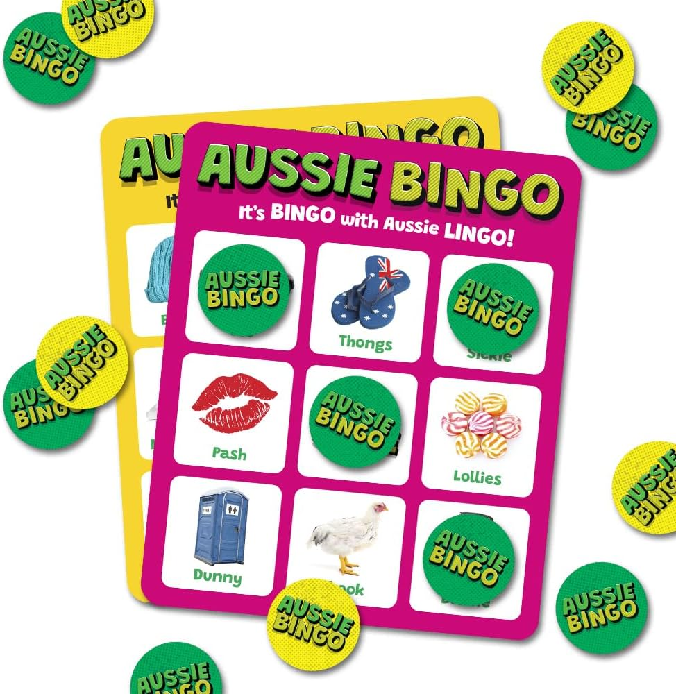 Aussie Bingo &ndash; Classic Australian Bingo Game for Everyone | Age 6+ | Fun Family Board Game Featuring Aussie Icons | Designed by Aussies for Aussie Families image number 1