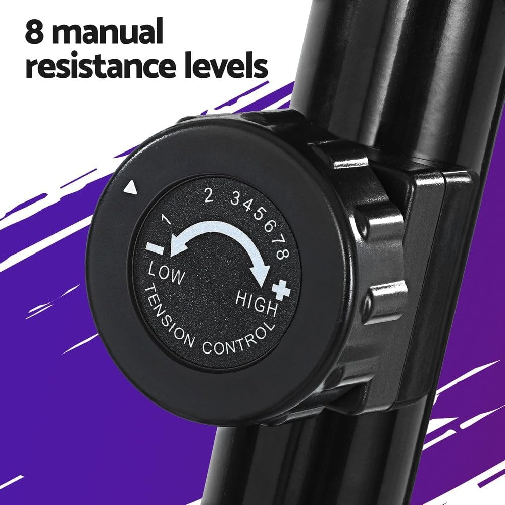 Everfit Exercise Bike, Magnetic Spin Bikes Trainer Stationary Flywheel Home Gym Fitness Cardio Indoor Cycling, with Adjustable 8 Level Resistance and Wireless Pulse Receiver image number 2