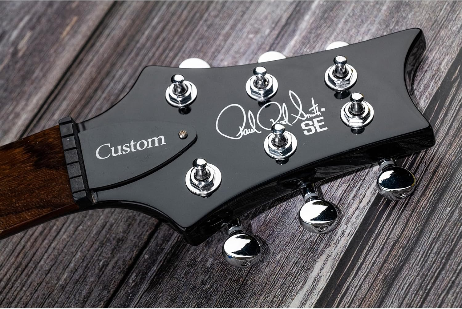 Musiclily 3L3R Sealed Guitar Tuners Tuning Pegs Machine Heads Set for Electric Acoustic Folk Guitar, Chrome Vintage Oval Button image number 2