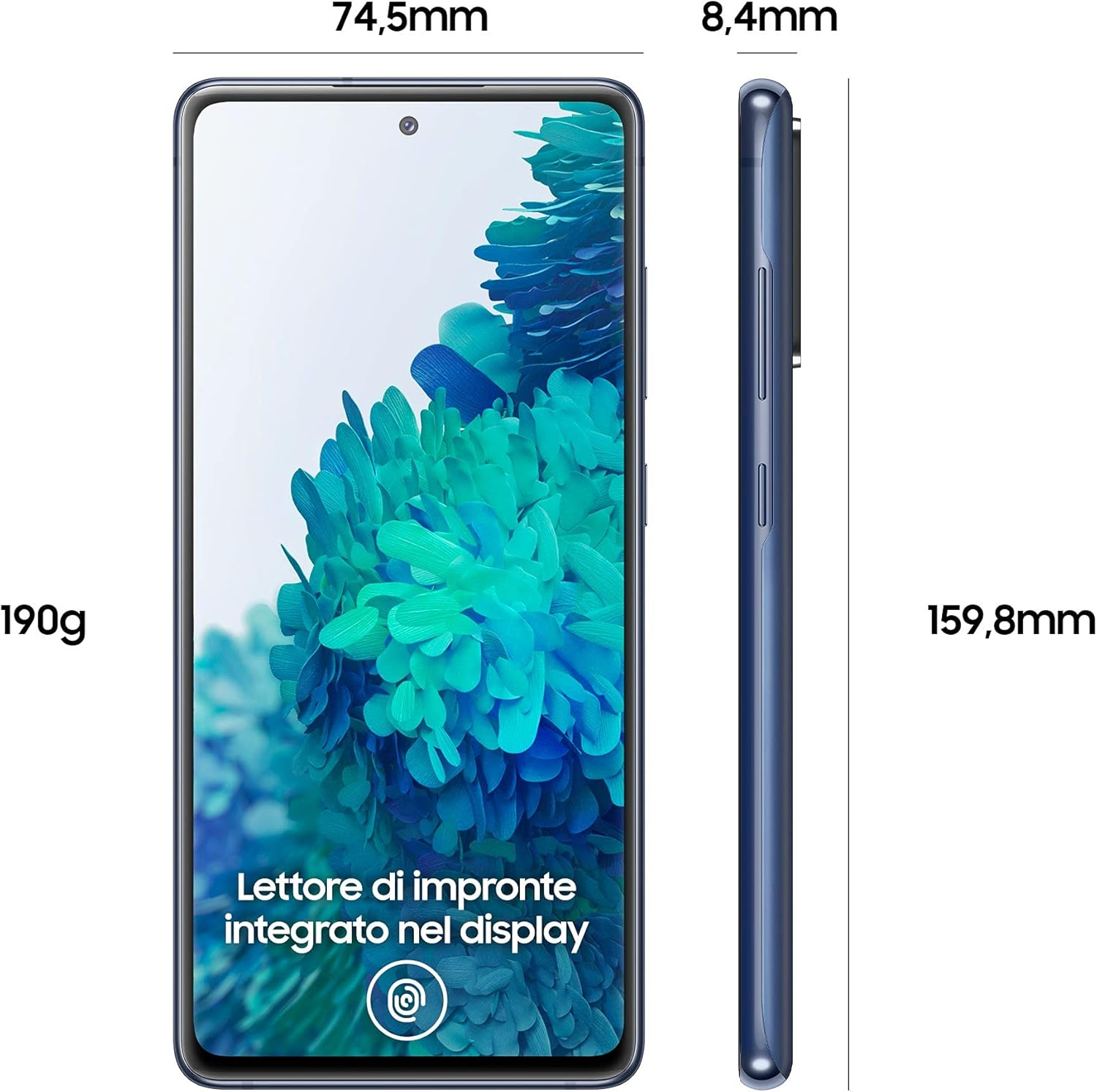 Samsung Galaxy S20 FE - Smartphone 128GB, 6GB RAM, Dual Sim, Cloud Navy