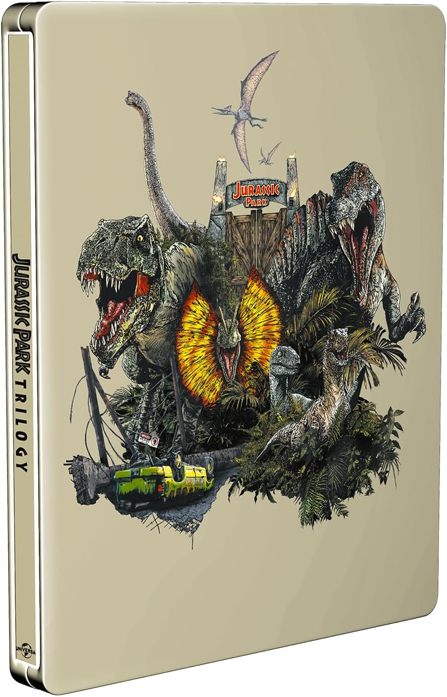 Jurassic Park Trilogy [4K Ultra HD] (Ltd Ed Steelbook) [Blu-Ray] image number 2
