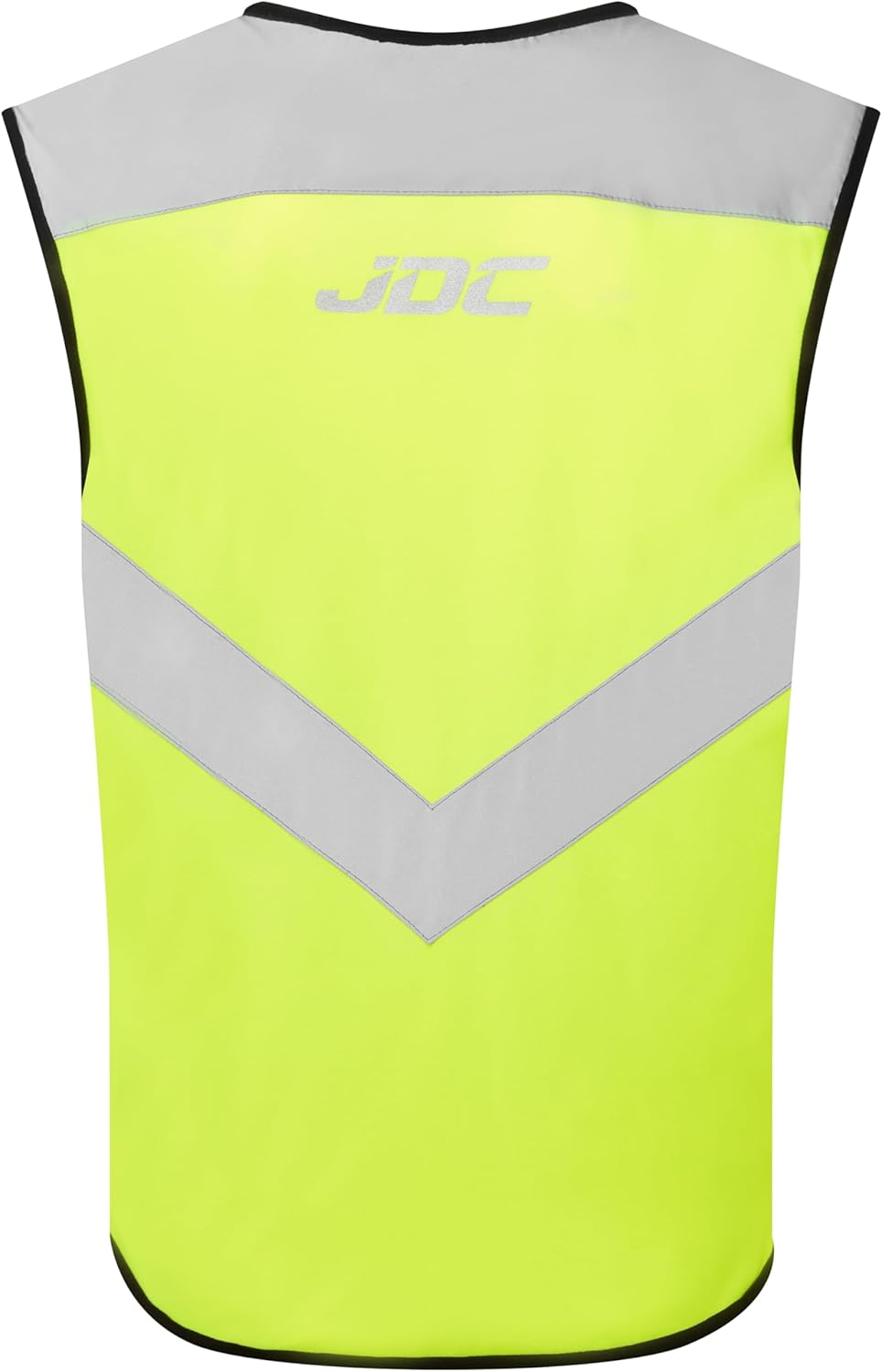 JDC Motorcycle Hi Vis Vest High Visibility Zipped Safety Reflective Yellow - Axis - L image number 5