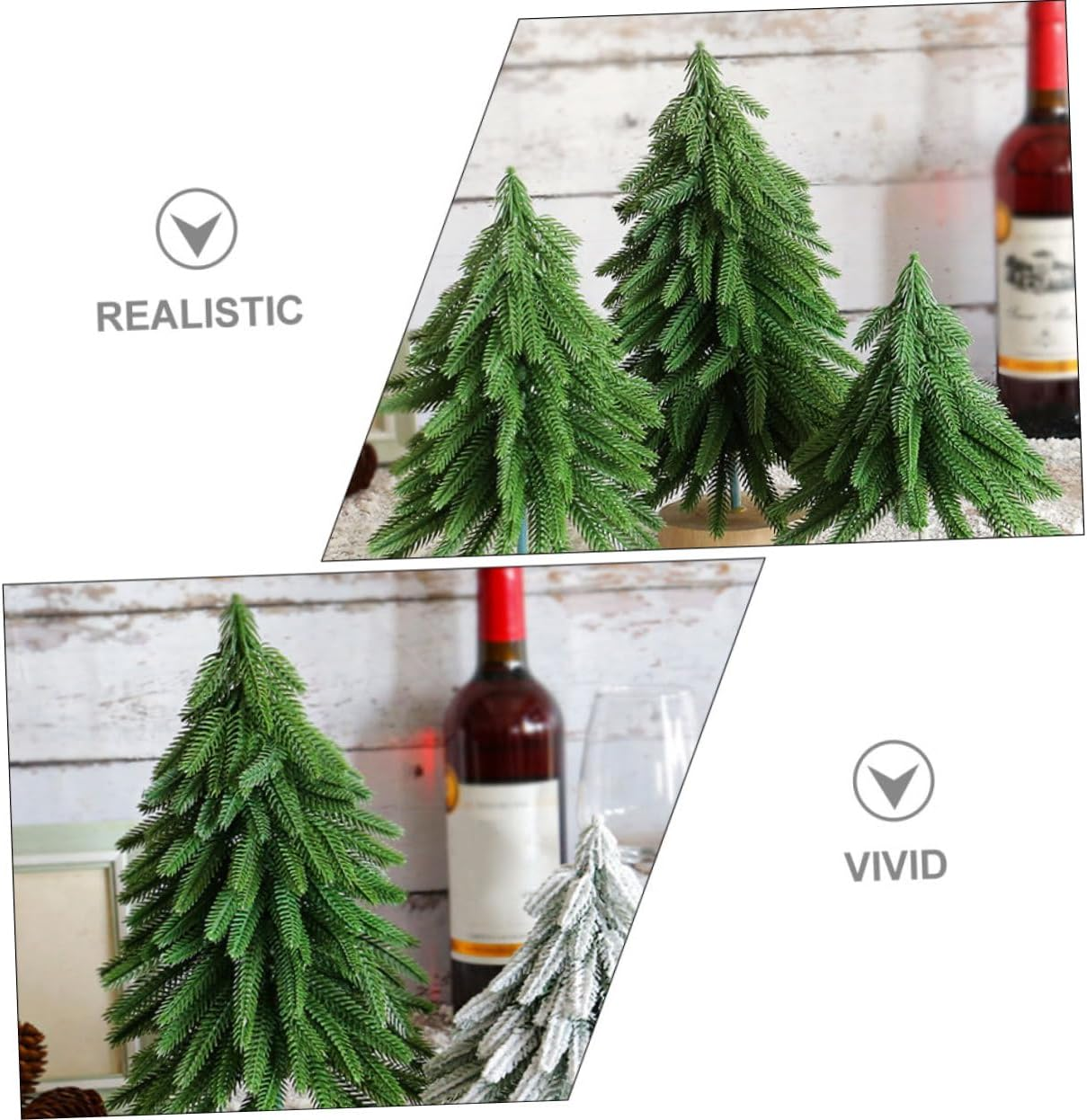 Mini Christmas Tree Decor Artificial Pine Tree for Home Shop and Festival Scene Decor Tabletop Ornament image number 6