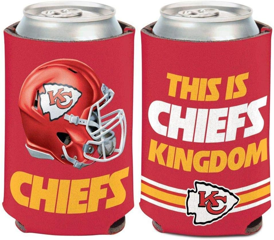 Wincraft Kansas City Chiefs Slogan 2-Sided Can Cooler 12 Oz