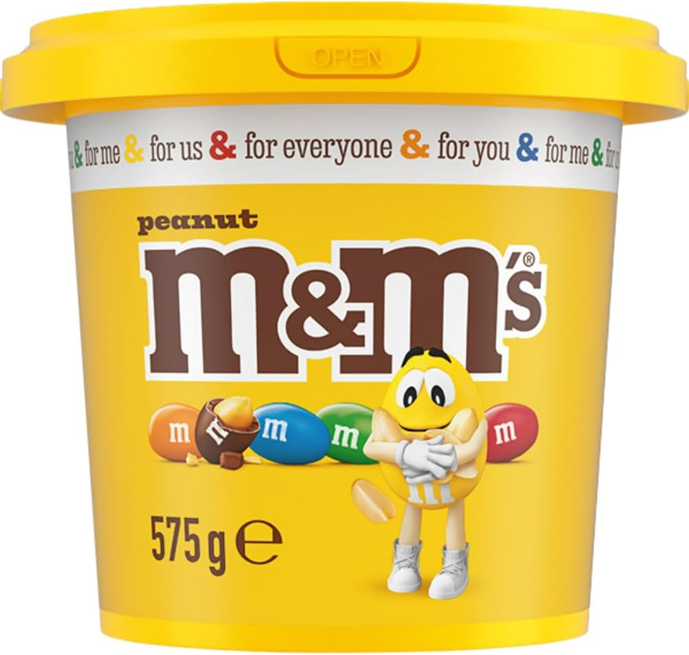 M&M'S Peanut Chocolate Party Bucket 575G