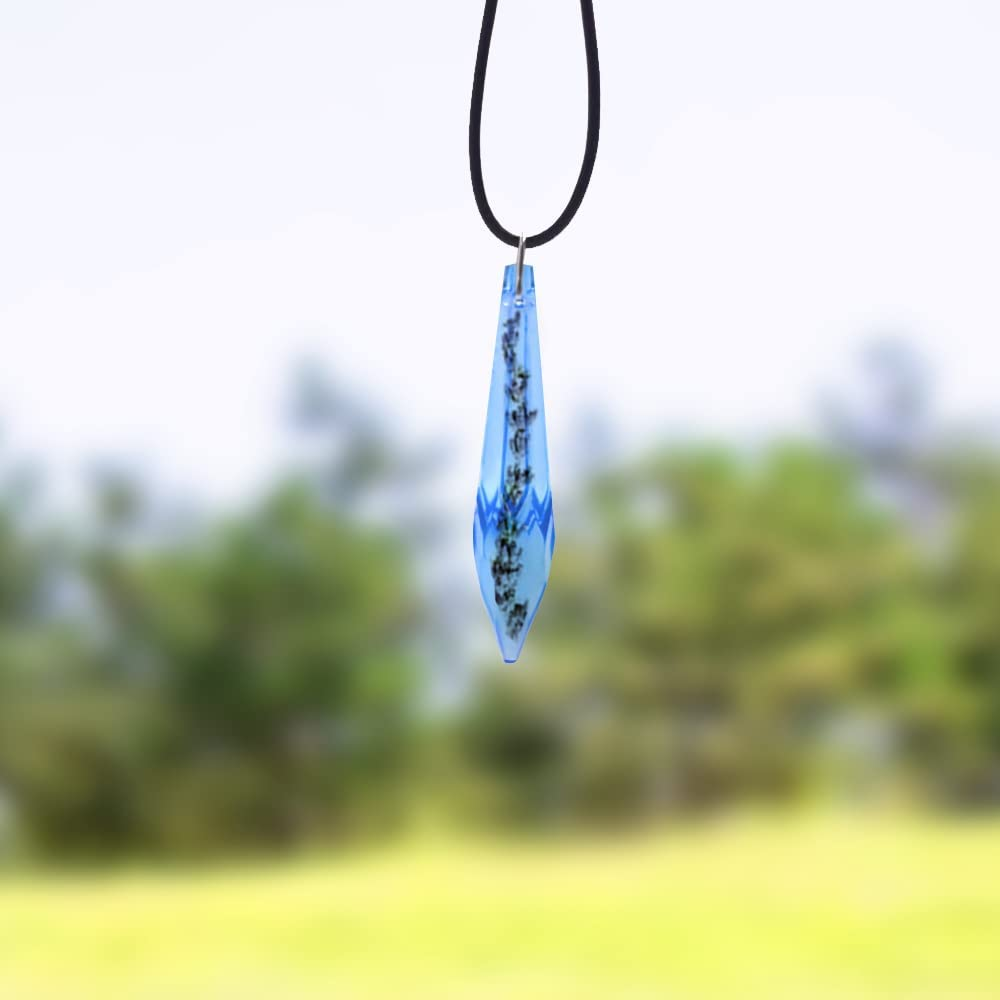 AFUNTA 20 Pcs Pendulum Resin Molds, Crystal Pendant Silicone Molds Multi-Facet Gemstone Resin Molds Silicone for Jewelry Necklace Making DIY Craft with 30 Pcs Bead Caps image number 4