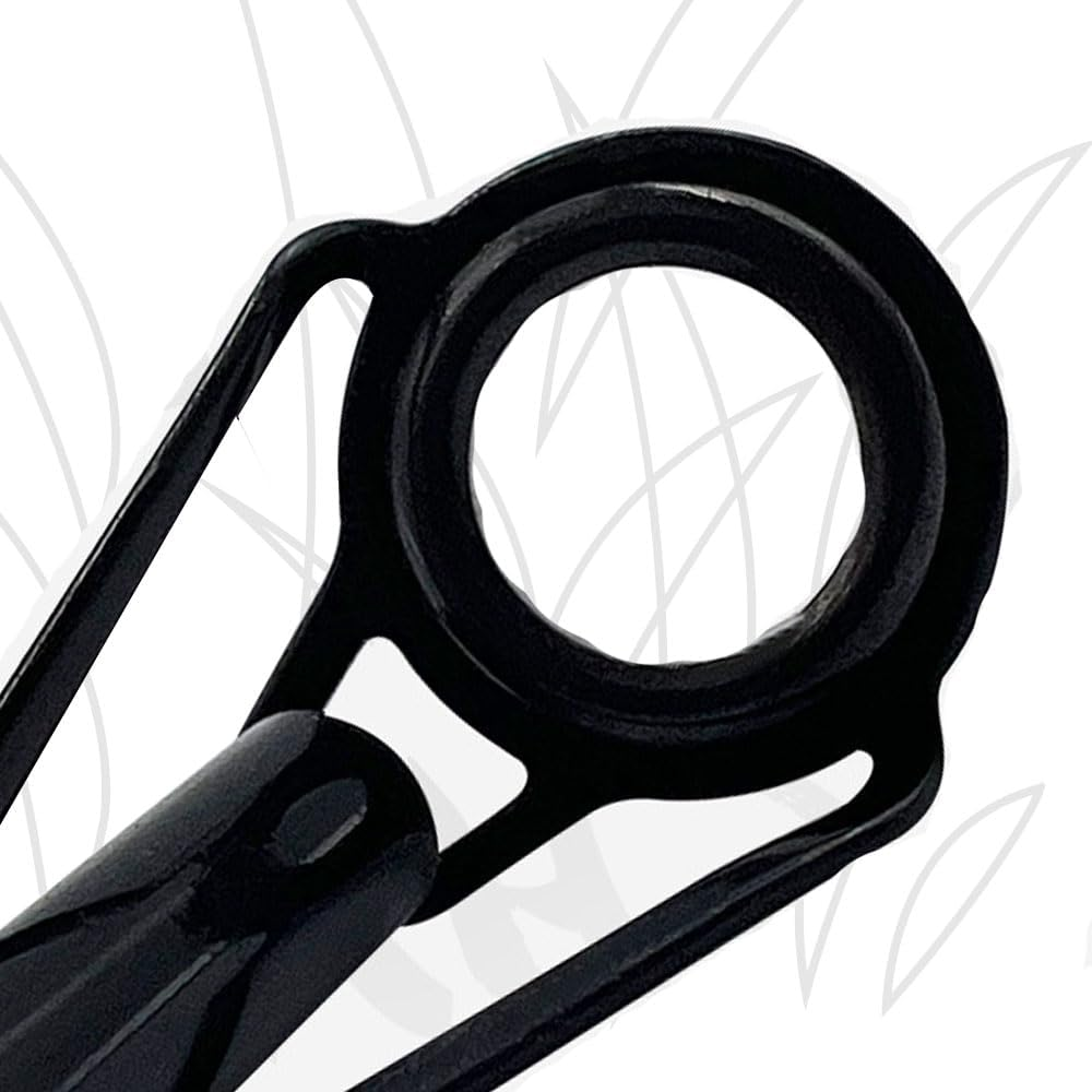 Fishing Rod Tip Repair Kit,Armastuse 10 Pcs Rod Tip Repair Kit with Plastic Box Fishing Rod Ceramic Guide Rings for Freshwater Saltwater Fishing Lovers image number 6