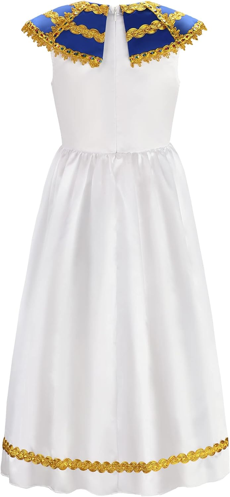 Relibeauty Egyptian Costume Kids Girls Halloween Pharaoh Costume for Girls image number 3