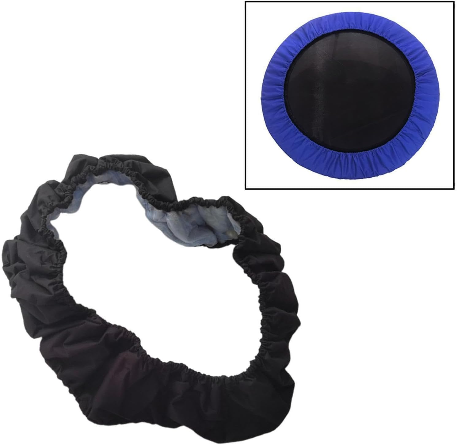 Waterproof Trampoline Spring Cover 36-40 Inch Durable Oxford Cloth, Black, 38 Inch image number 1