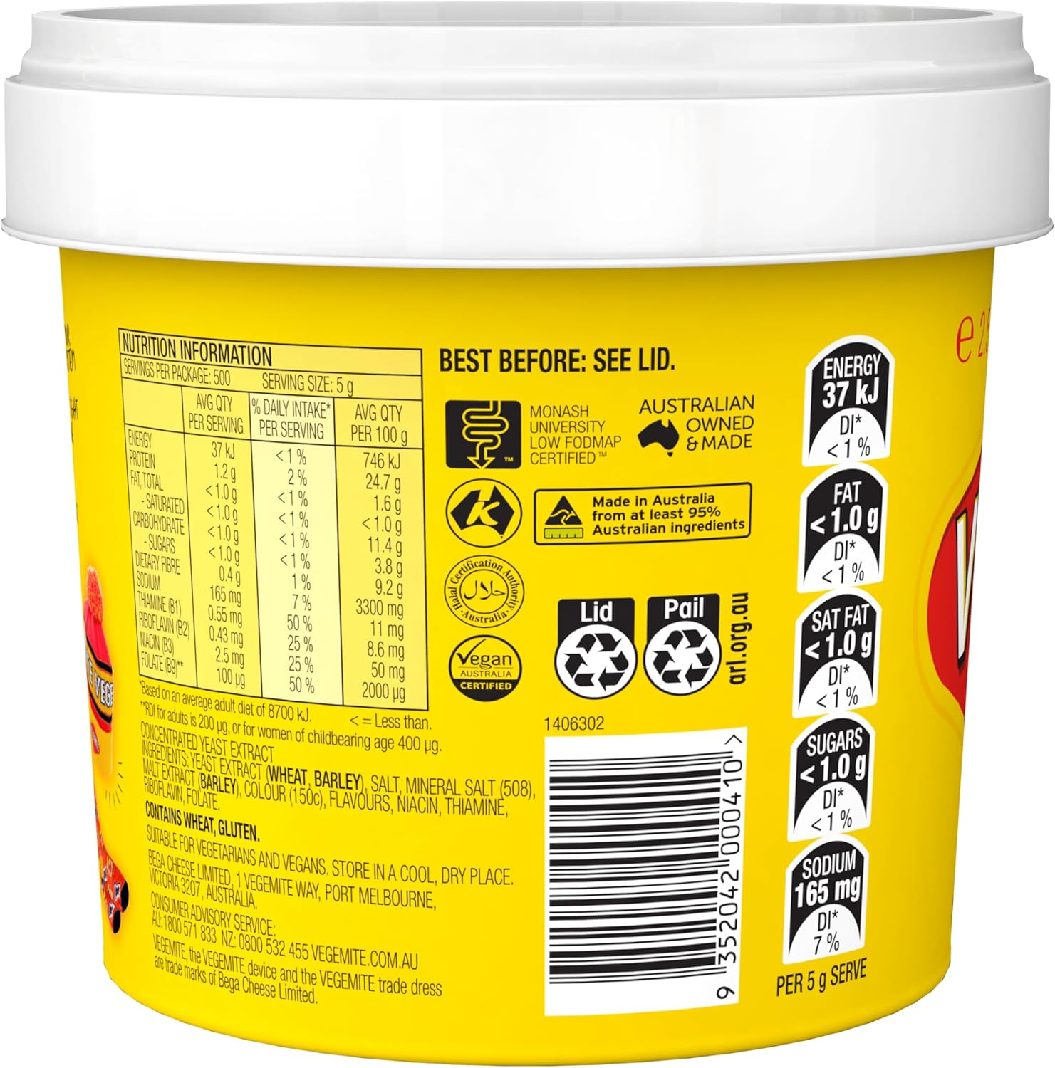 Vegemite Spread 2.5 Kg image number 3