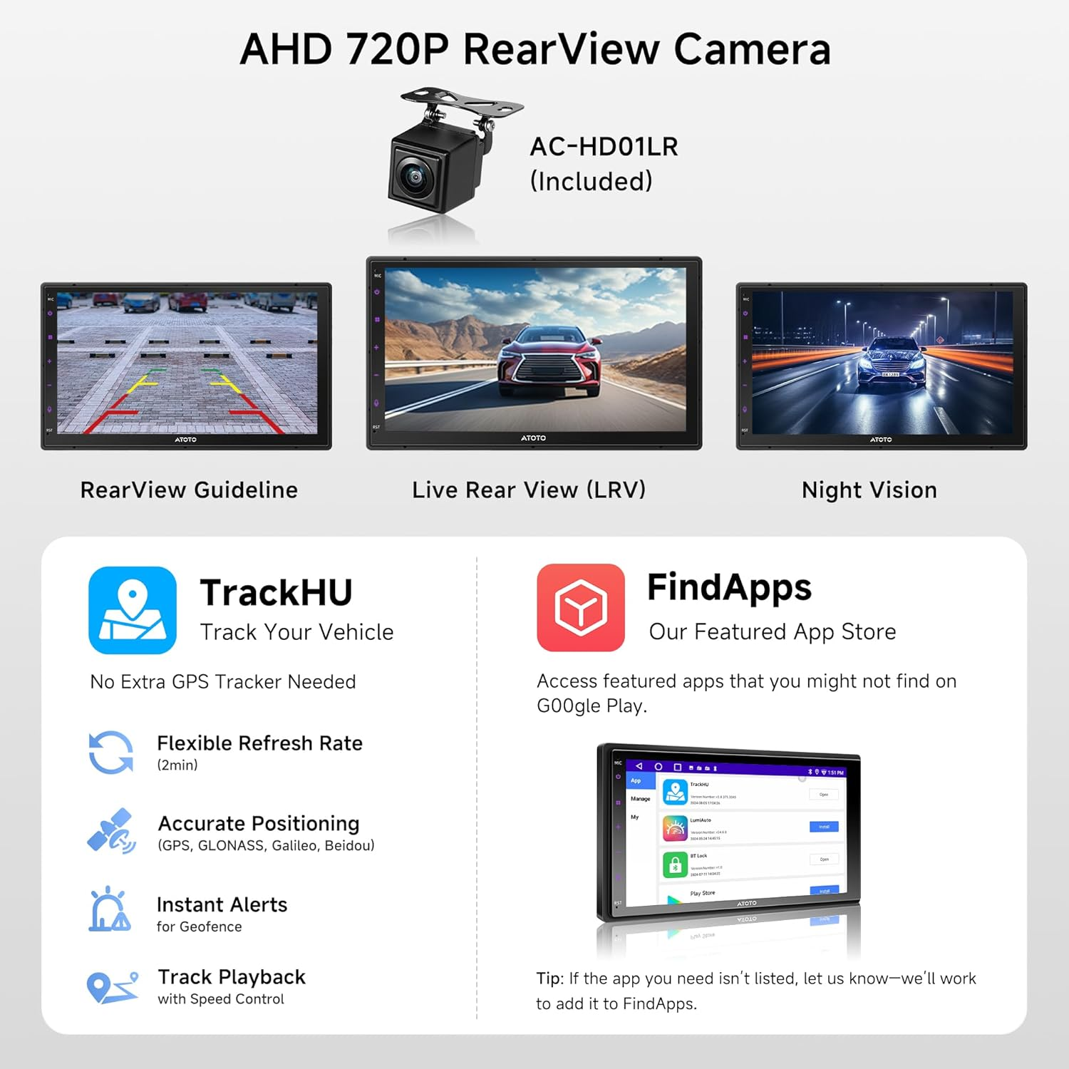 ATOTO A5L Double-Din Car Stereo Wireless Carplay & Android Auto, 7 Inch Android Head Unit with Chatgpt-Ai, GPS Navigation, Wifi/Bt/Usb Tethering, 24-EQ DSP, 4 * 45 AMP, A5LG2B7T-S01 image number 1