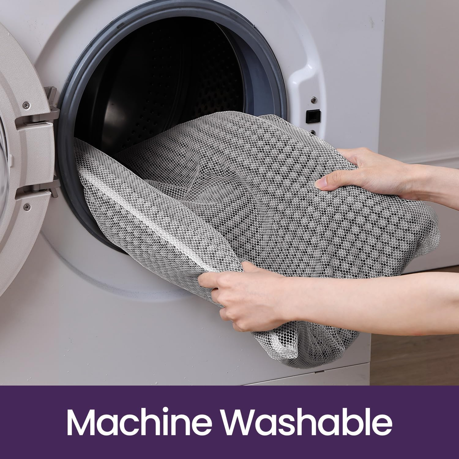 DEXI Bathroom Rugs Sets 2 Piece, Non Slip and Machine Washable Toilet Rug, Super Absorbent and Soft Chenille Bath Mat Set for Shower Floor and Tub, 50 X 80 Cm + 50 X 80 Cm, Grey image number 2