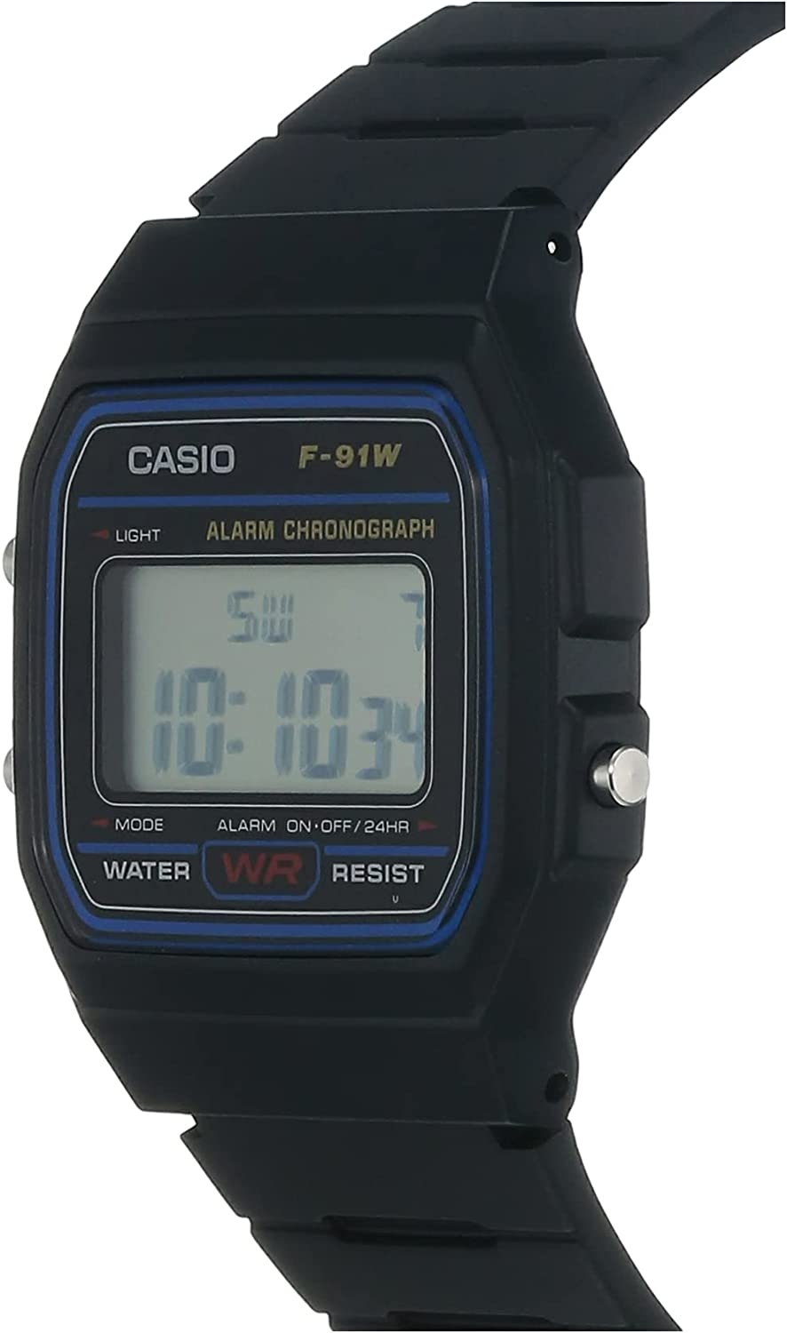 CASIO Unisex Adult'S F91W-1 Digital Watch, Black image number 3