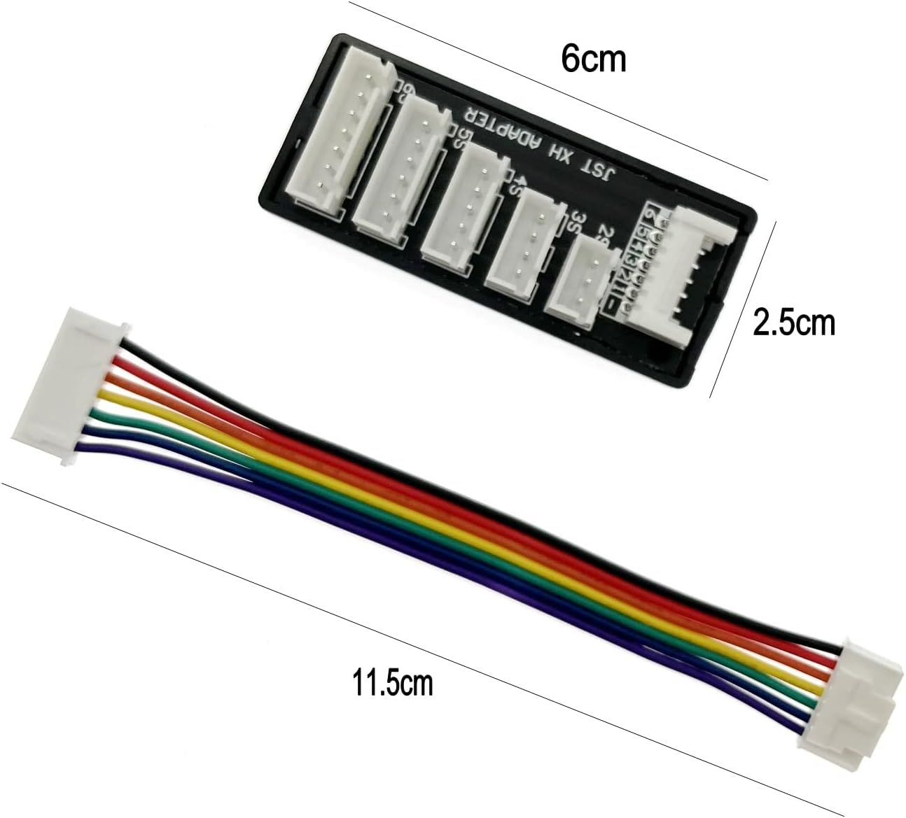 JZK 2 Pieces JST-XH Balance Board 2S-6S 3S Lipo Battery Charger Extend Expansion Board Adapter Converter for RC Vehicles Lipo Battery Charging image number 2