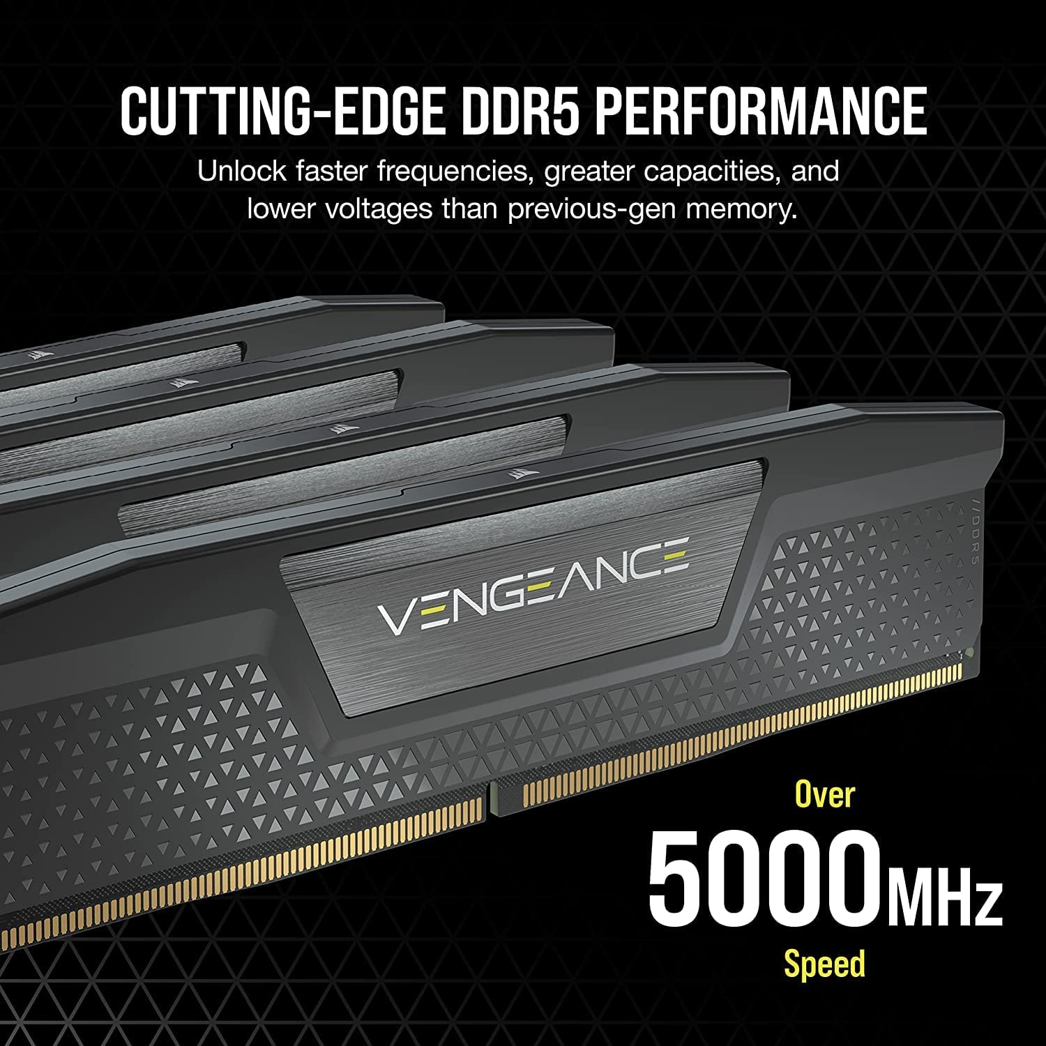 CORSAIR Vengeance DDR5 48GB (2X24Gb) DDR5 6000 (PC5-48000) CL36 1.4V Intel XMP Memory - Black