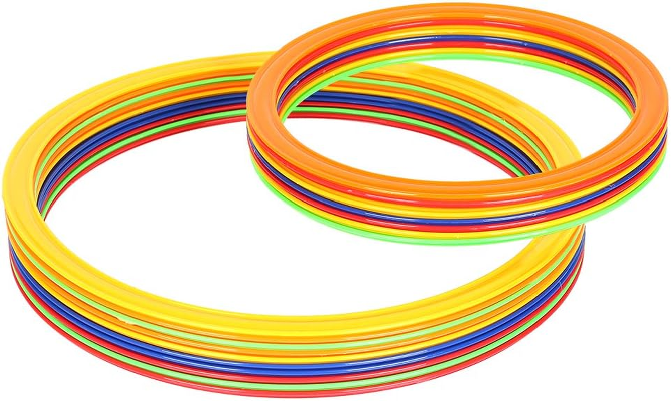 10Pcs 28Cm/38Cm Agility Speed Ring Football Soccer Basketball Sport Training Rings Equipment GTRH