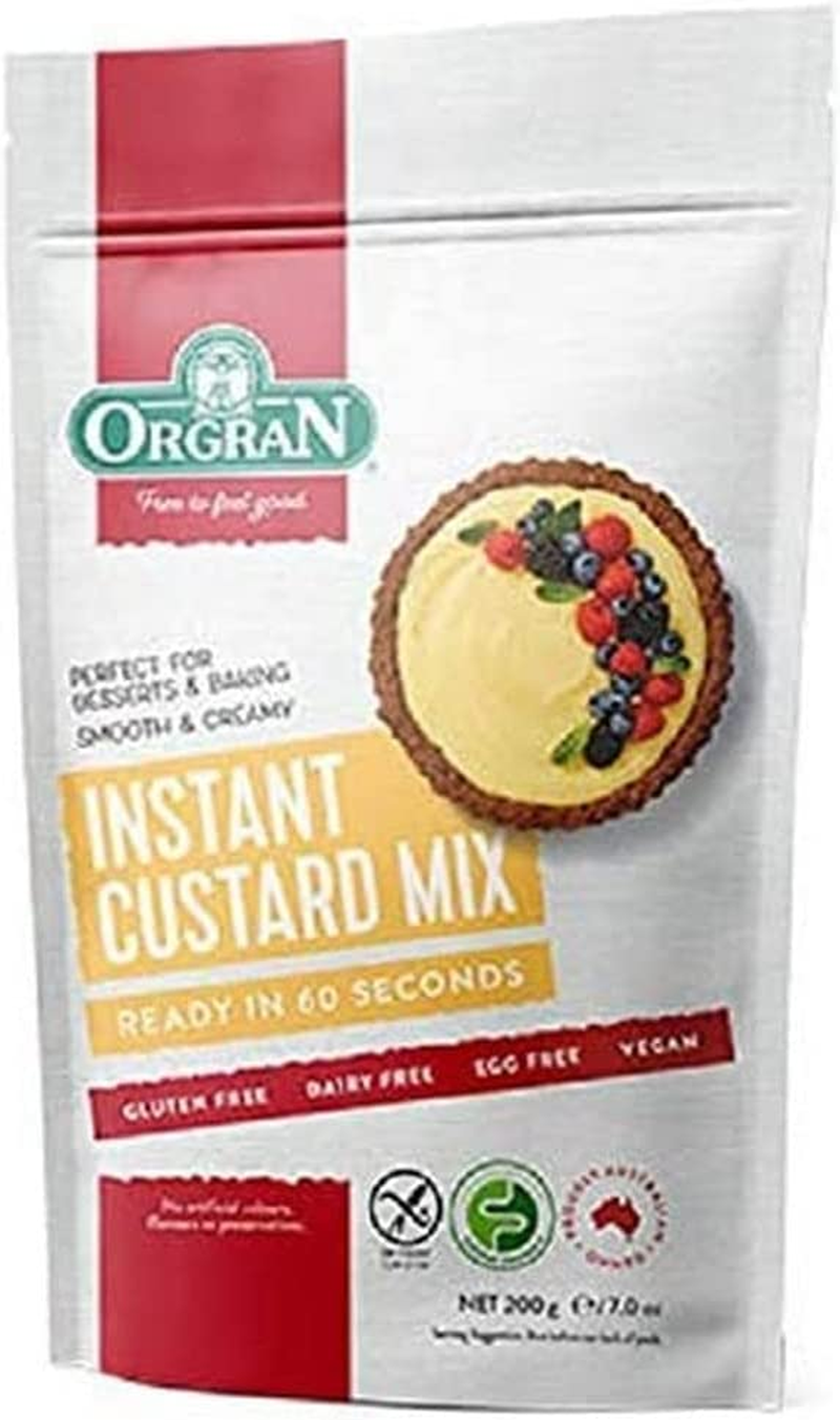 Orgran Gluten Free Instant Custard Mix 200G image number 1