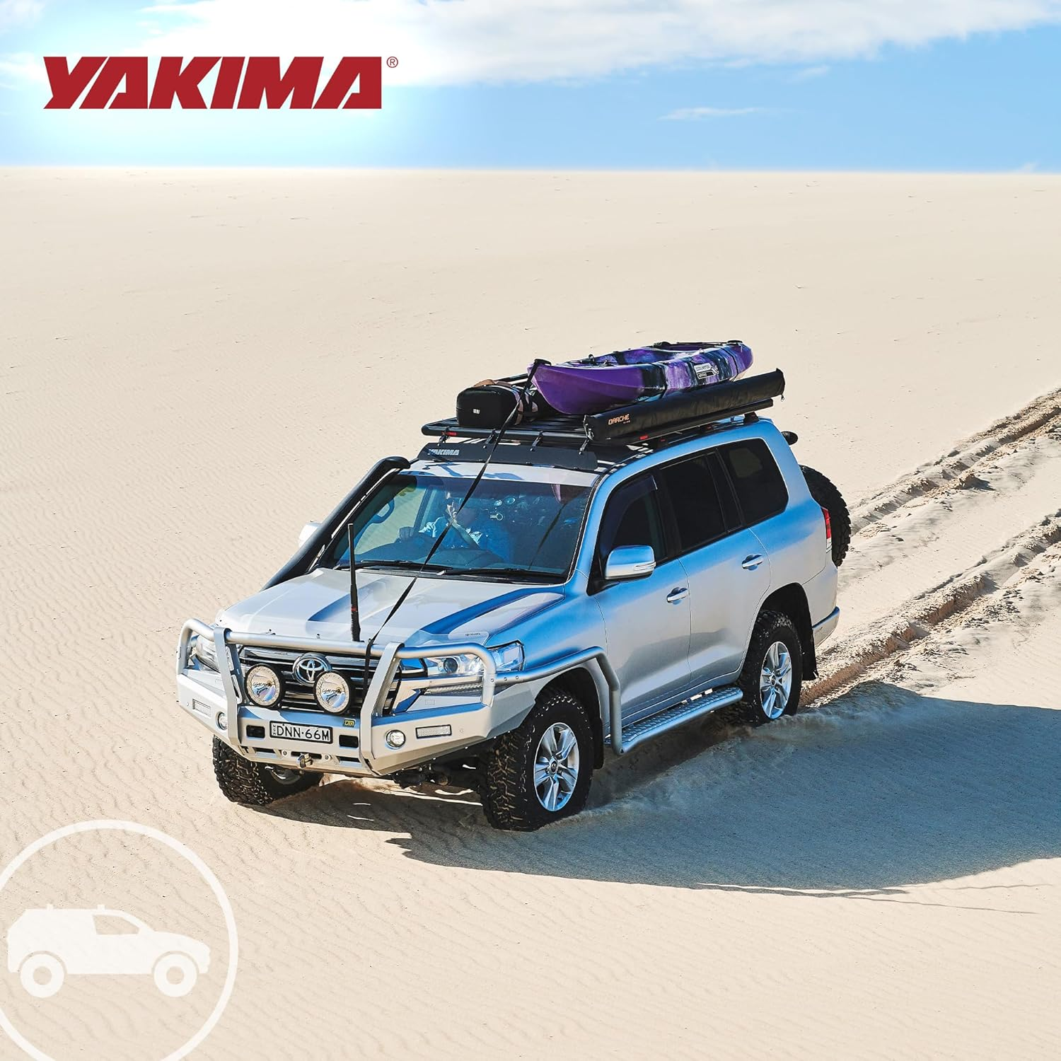 YAKIMA, Windshield Fairing for Roof Racks, Quiet Noise, Reduce Drag image number 2