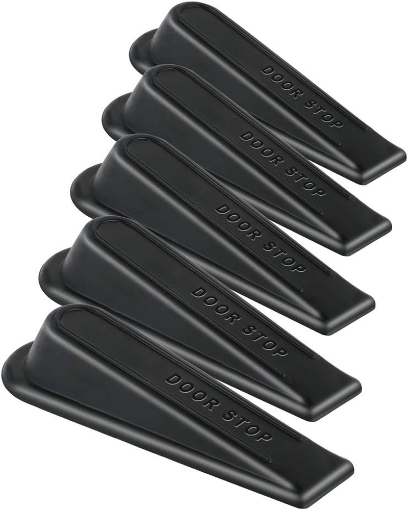 Rubber Door Stop Wedge for All Floors Scratch Resistant and Anti-Slip Design (5 Packs) image number 5