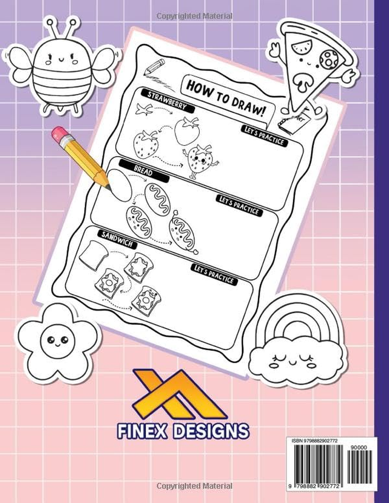 How to Draw Anything Adorable: Step-By-Step Tutorials to Draw Everything Kawaii about Animals, Food, Gifts and Other Amazing Items | Book for Kids image number 1