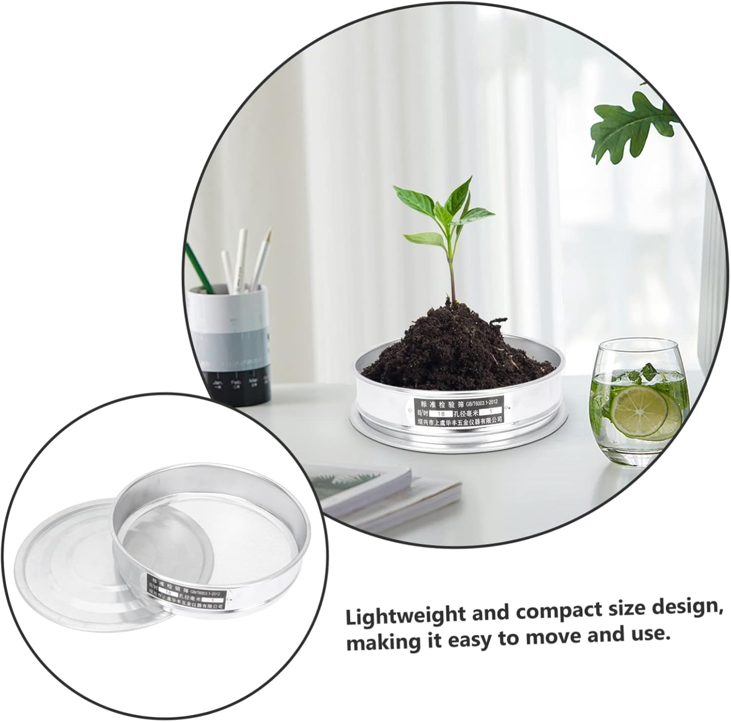 Stainless Steel Microgreens Growing Tray Set Lid, Stackable Nursery Growing Tray for Soilless Germination and Indoor Gardening Supplies image number 6