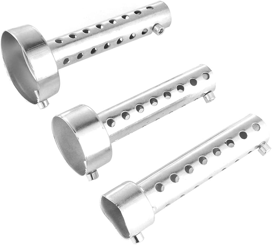 Motorcycle Exhaust Pipe, Noise Reduction Aluminum Alloy Heat Resistant Exhaust Muffler Pipe, Universal DB Killer Silencer for Modification (35Mm) image number 2