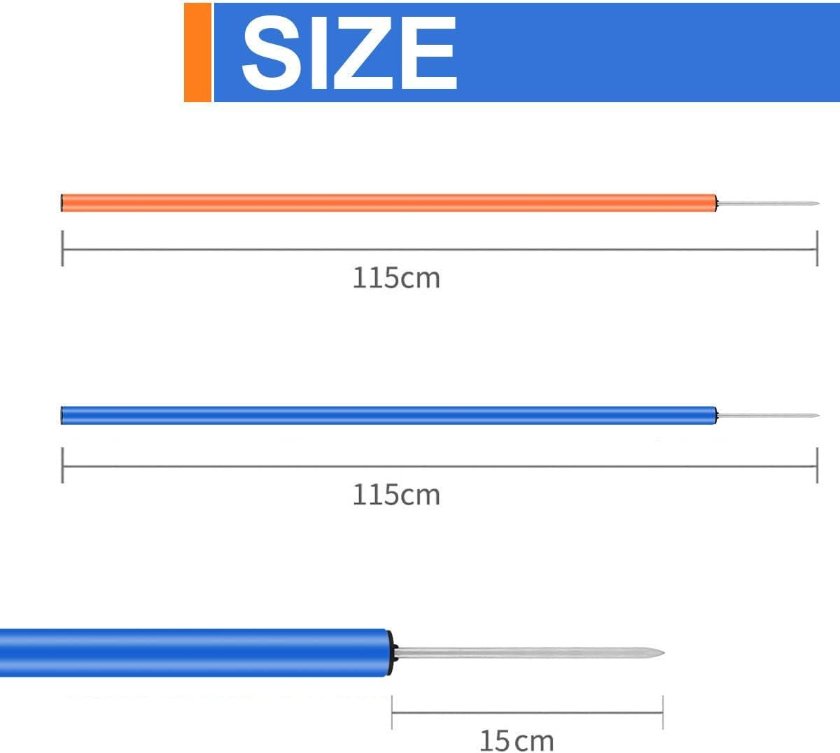 12Pcs Dog Agility Equipment Pet Weave Pole Puppy Interactive Toys Dog Exercise Training Adjustable with Carrying Case image number 1