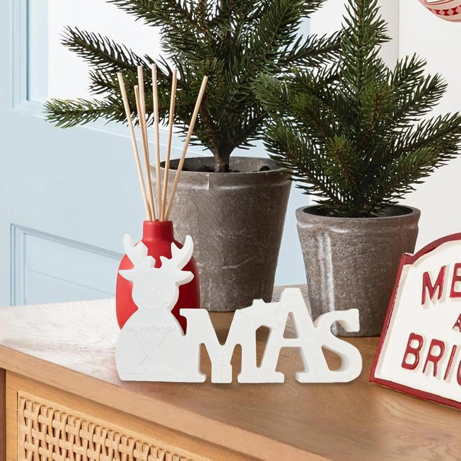 Christmas Deer Silicone Mold, Silicone Christmas Elk Soap Casting Mold, Holiday Baking Supplies, Nonstick Reusable Candy Mold for Chocolate, Candy, Soy Wax Candle image number 6