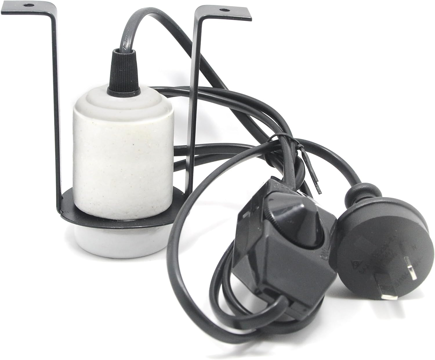 Reptile Ceramic Heat Lamp Holder Pet Heater Bracket with Adjustable Switch for Heat Lamp Bulb(Maximum Load: 100 Watt) image number 2