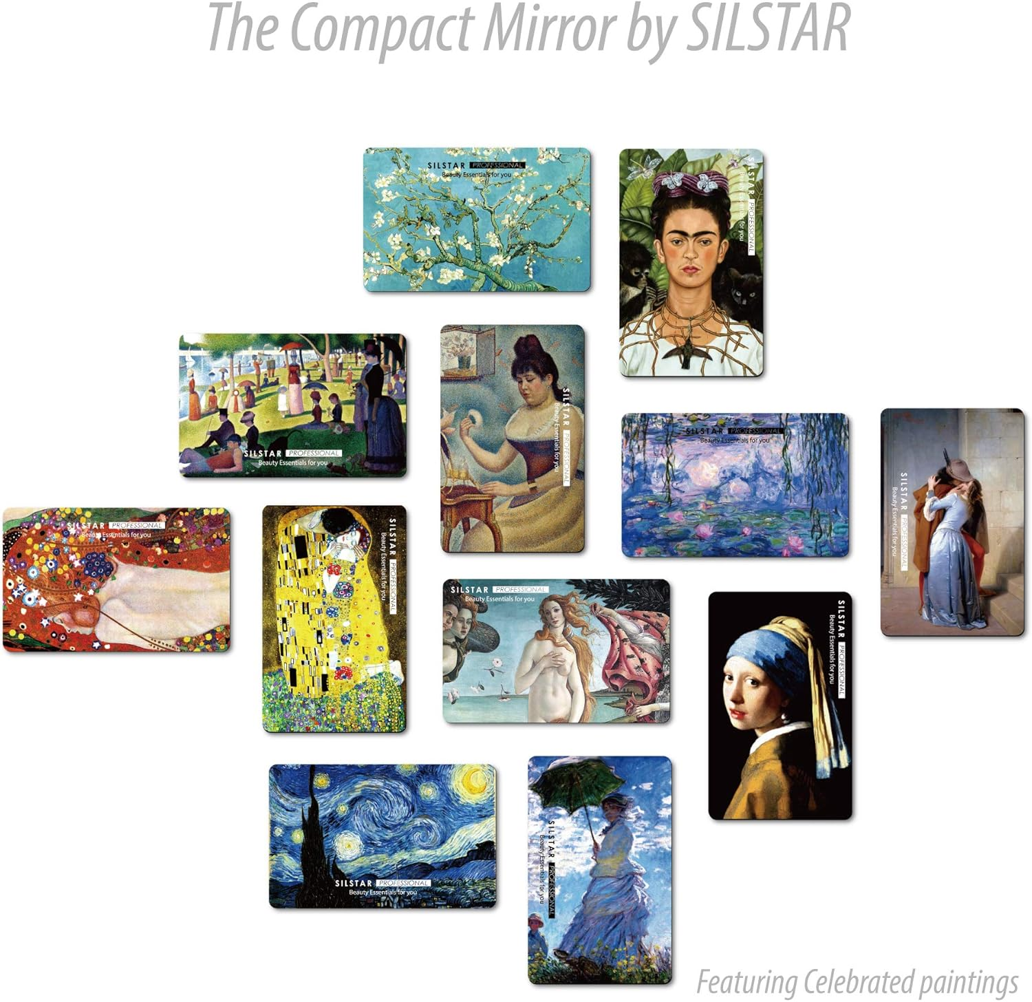 SILSTAR PROFESSIONAL Compact Card Mirror, Unbreakable Acrylic Makeup Mirror, Vanity Mirror (Georges Seurat,A_Sunday_On_La_Grande_Jattedesign) image number 6
