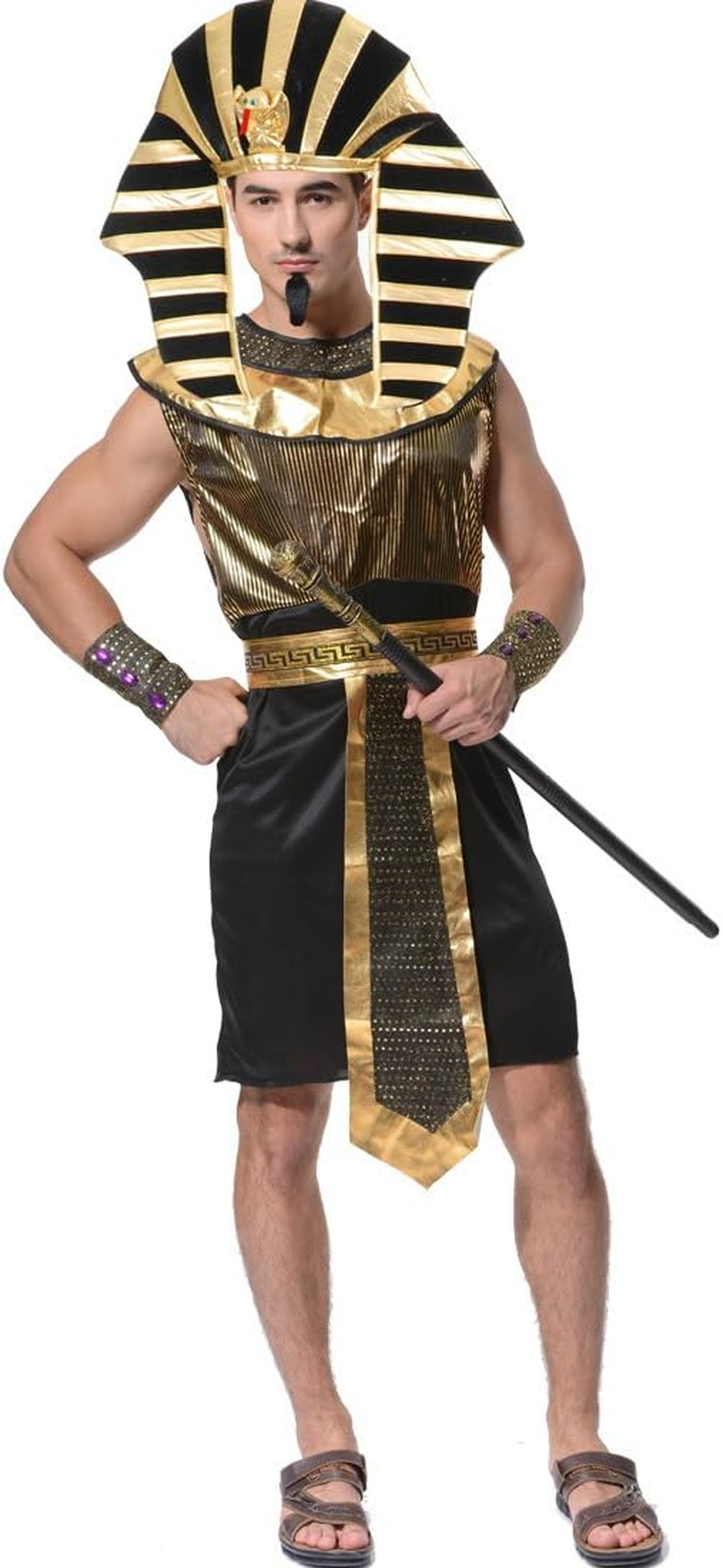 Adult Men'S King of Egypt Dress Pharaoh Costumes
