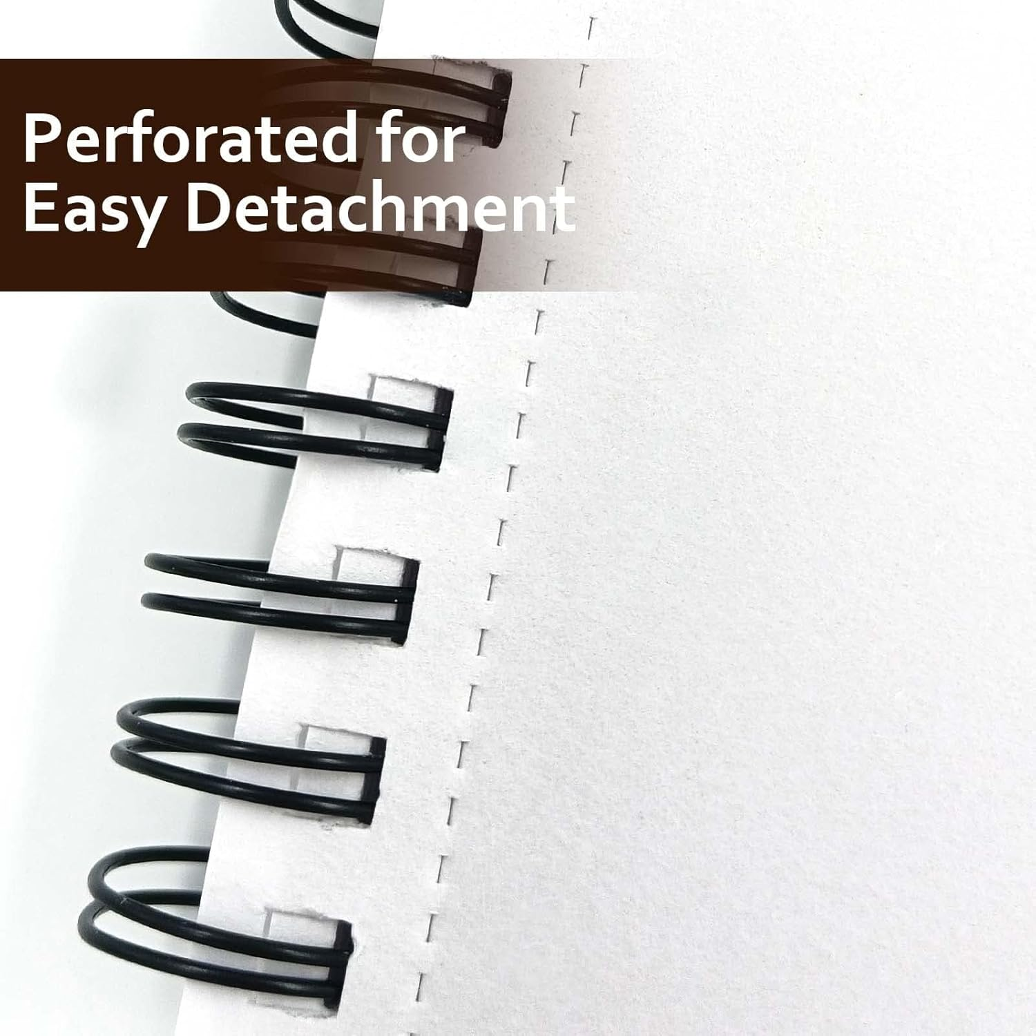 Joy SPOT! 9X12 Inch Sketchbook, Pack of 2, 200 Sheets (68 Lb/100Gsm), Art Sketch Book Pad for Drawing, Artist Sketchbook with Hard Cover, Spiral Binding Sketching Paper Pad for Adults & Teens image number 4