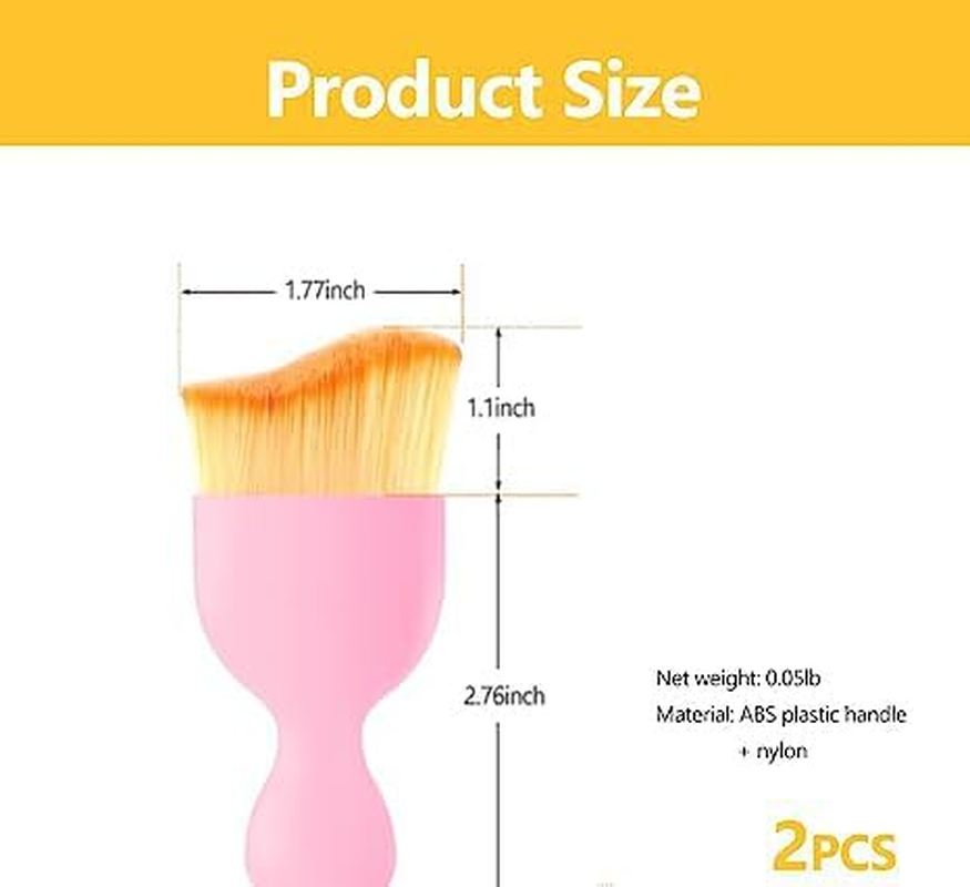 Car Interior Cleaning Soft Brushes， Car Interior Beauty Brush，Car Interior Dusting Brush，Suitable for Cleaning Car Interior or Exterior，Air Conditioning Vents， Leather，Computers (Pink) image number 4