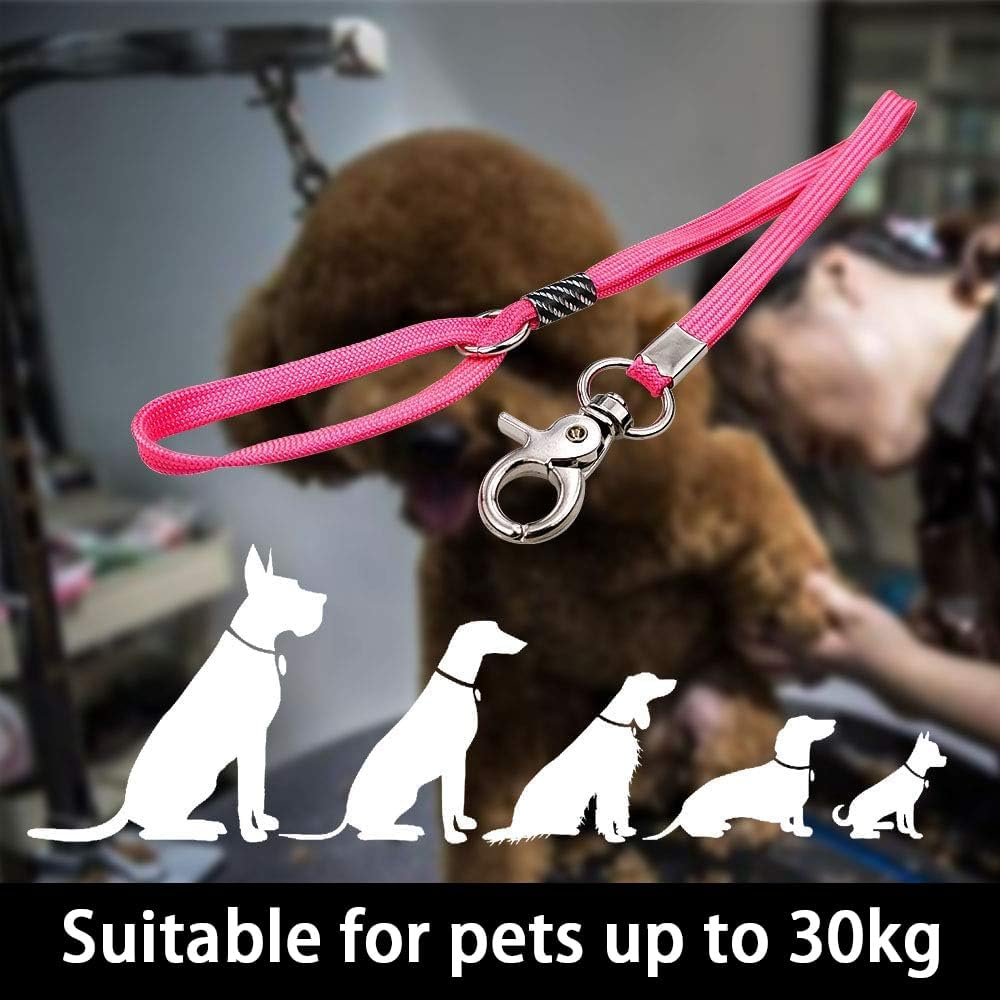 4 Pack Pet Grooming Loop &ndash; Adjustable Nylon Noose for Dogs & Cats &ndash; Durable, Waterproof Safety Tether Straps for Grooming Tables image number 1