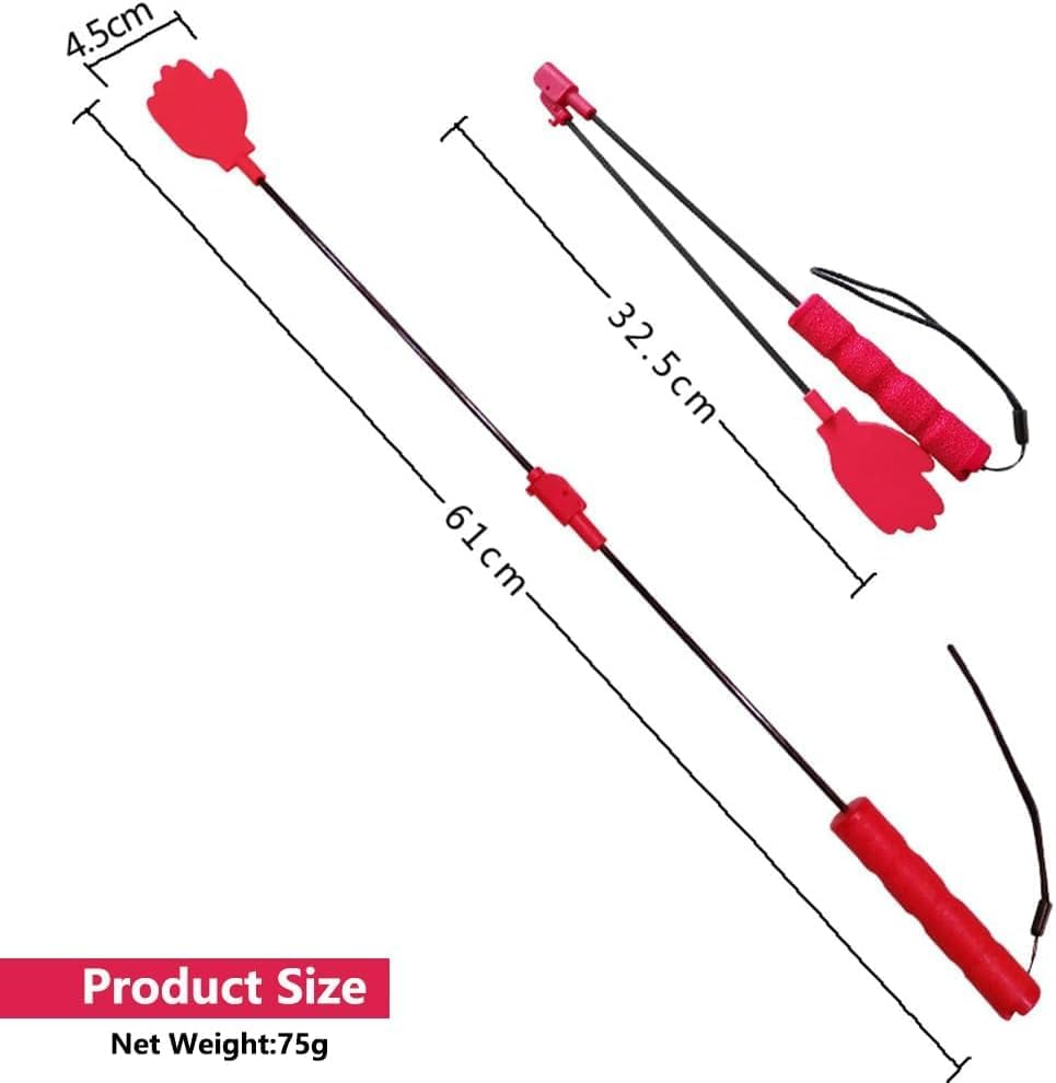 Collapsible Portable Dog Training Stick, 1Pc Foldable Puppy Training Pole, Collapsible Durable Dog Training Whip, Foldable Puppy Training Stick Pole with Anti-Slip Handle image number 1