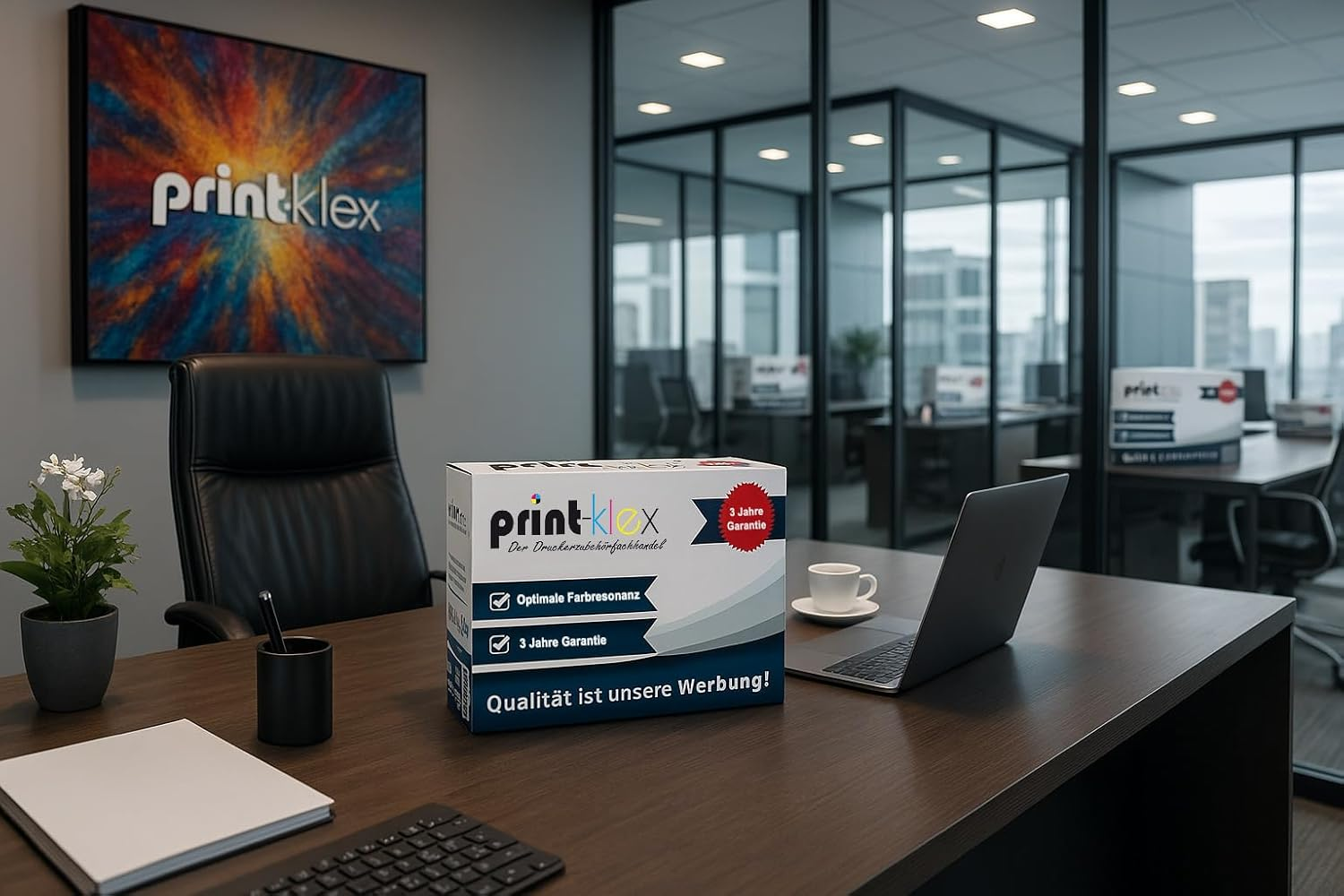 Print-Klex Toner Cartridge Compatible with Brother MFC-L8690CDW MFC-L8900CDW TN 423BK TN423BK TN-423 BK Black - Color plus Series image number 2